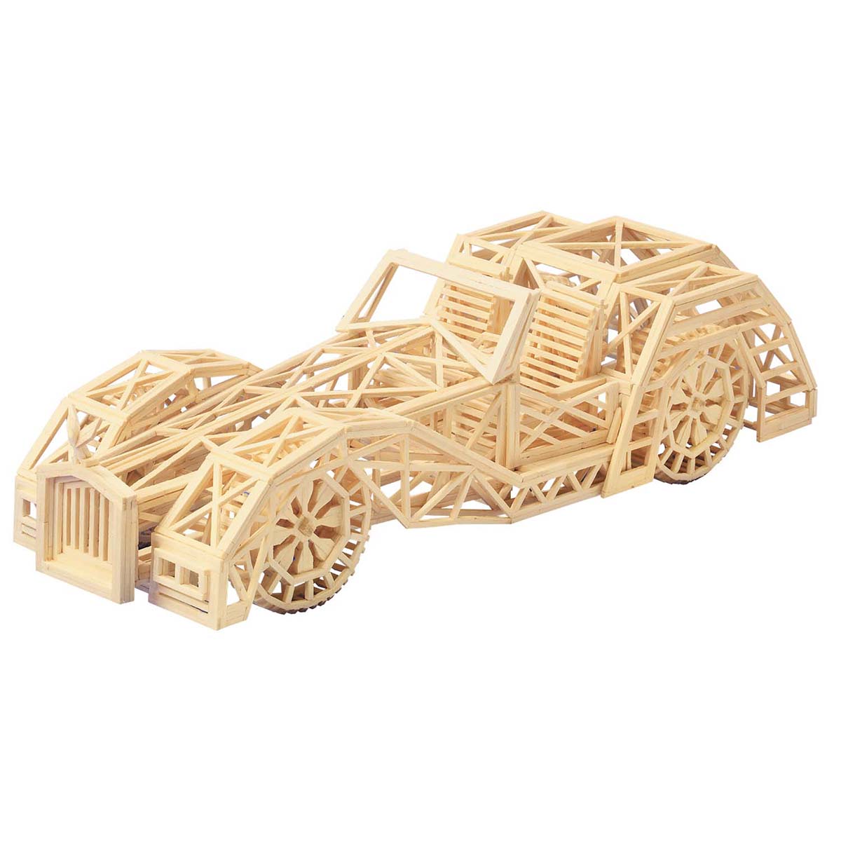 Matchitecture  Antique Car Model - Wood
