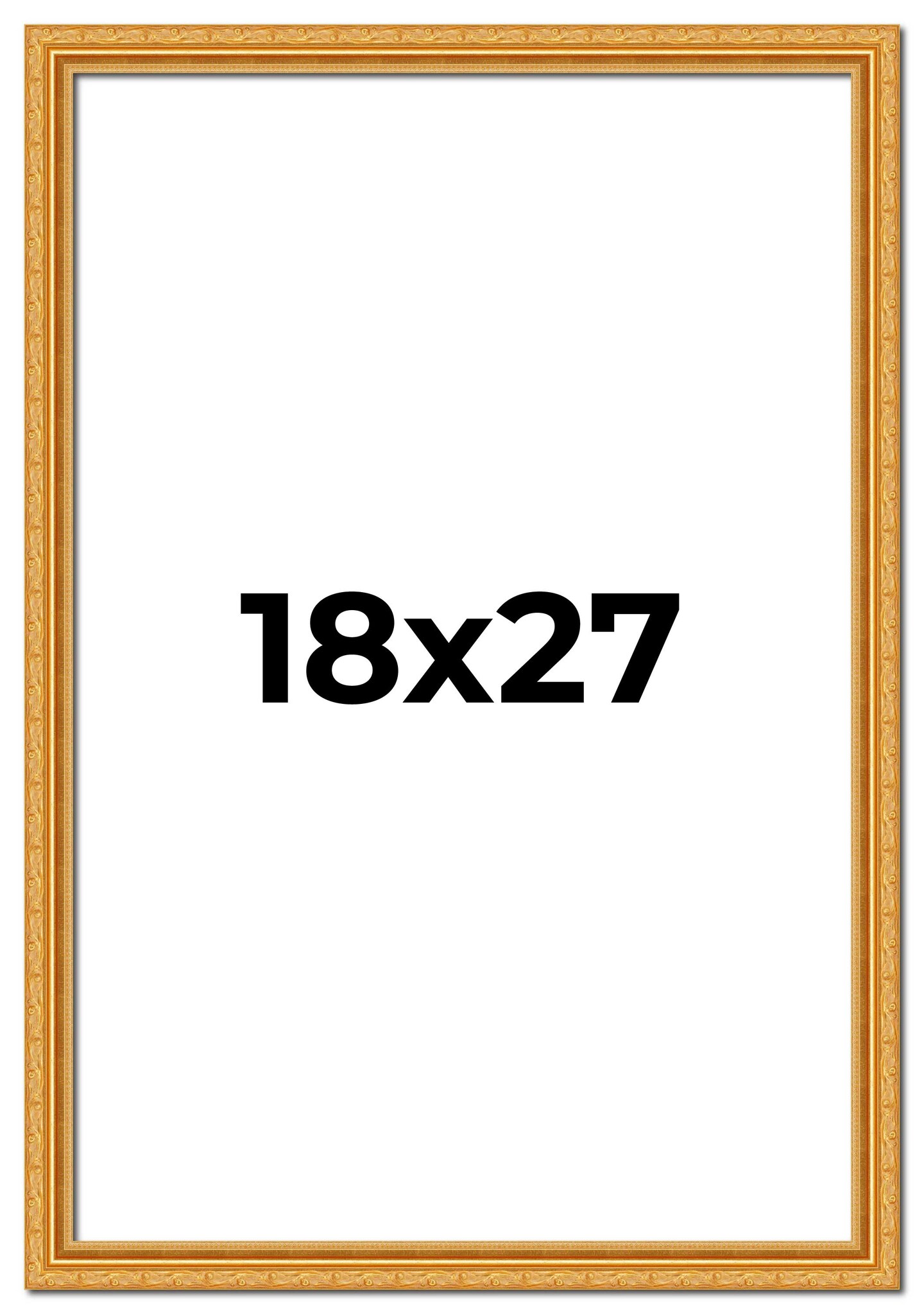 18x27 Museum-Quality Picture Frame with UV-Resistant Acrylic & Acid-Free Backing, Available in 4 Finishes - Gold, Silver, Bronze, and Black