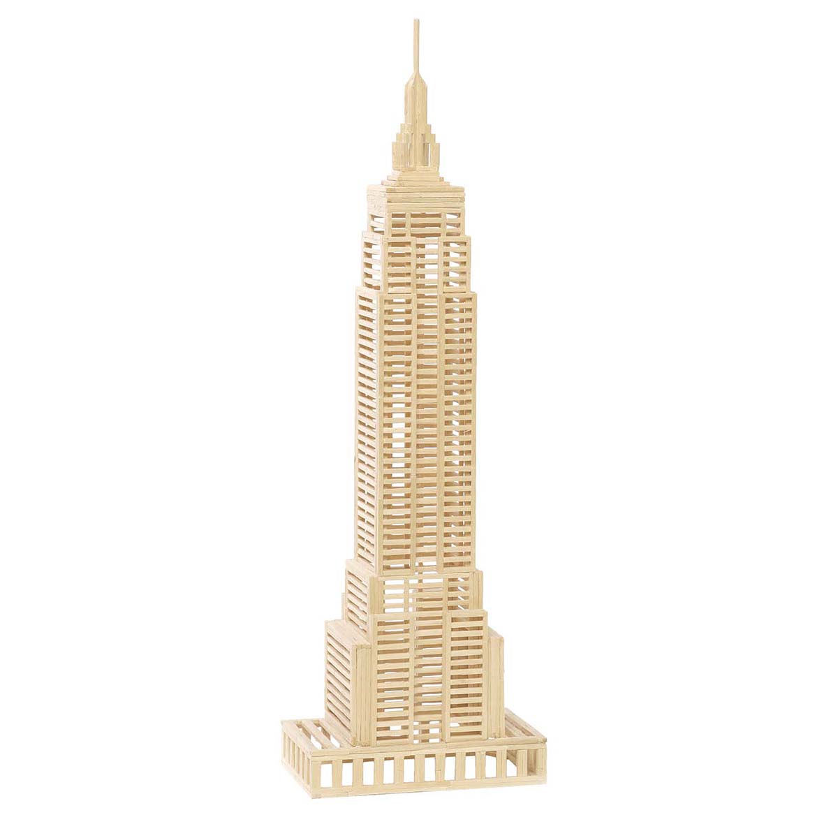 Matchitecture  Empire State Building Model - Wood