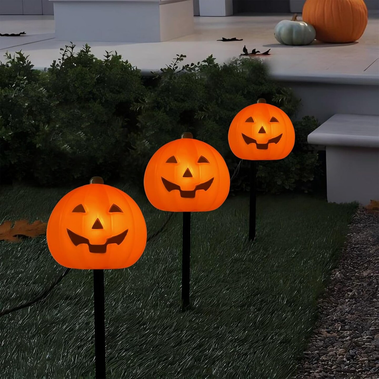 Pumpkin Pathway Lights Outdoor - 7Ft C7