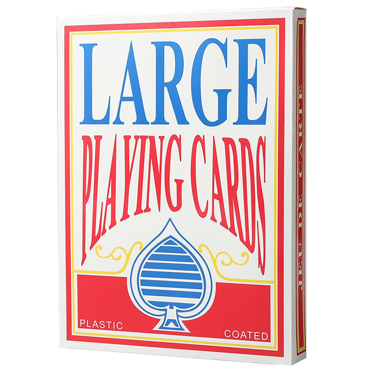 Trimate Jumbo Playing Cards - 8x11" Oversized Full Deck of Giant Cards – Coated for Durability, Perfect for Card Games, Theme Parties & Decorations
