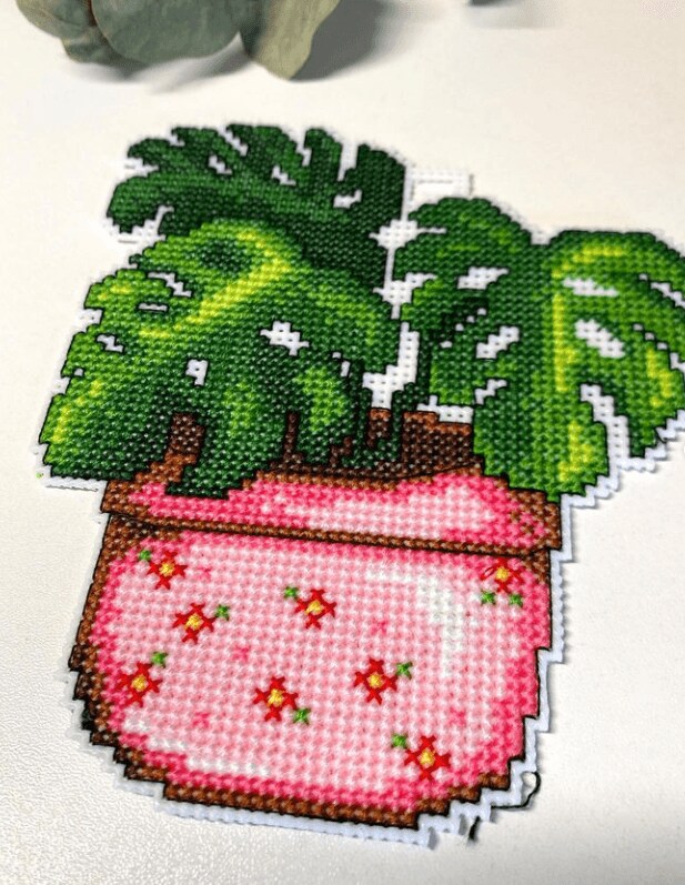 &#x22;Cactus&#x22; Counted Cross-Stitch Kit