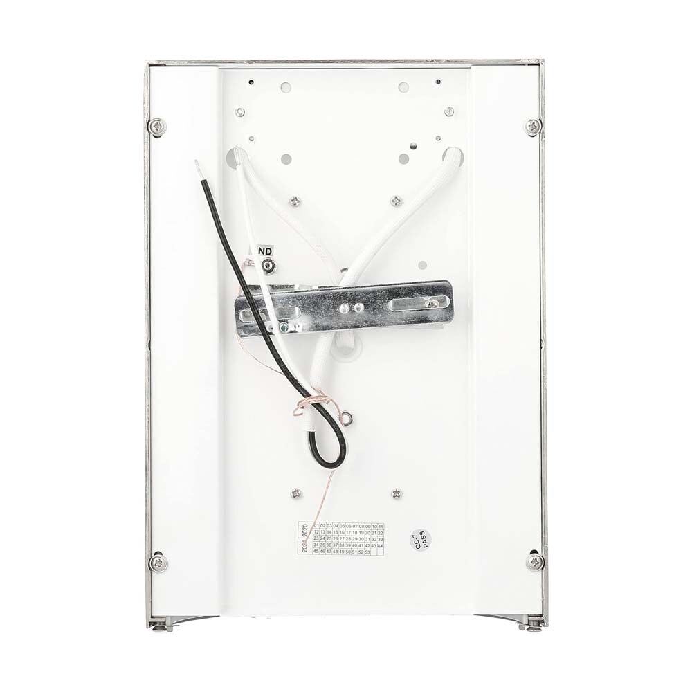 18w 8-in LED Wall Sconce Suitable for Wet Locations - Satin Nickel Finish