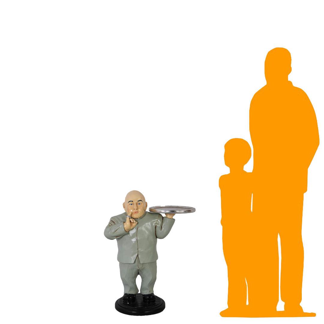 Mini Baldy Butler Small Statue