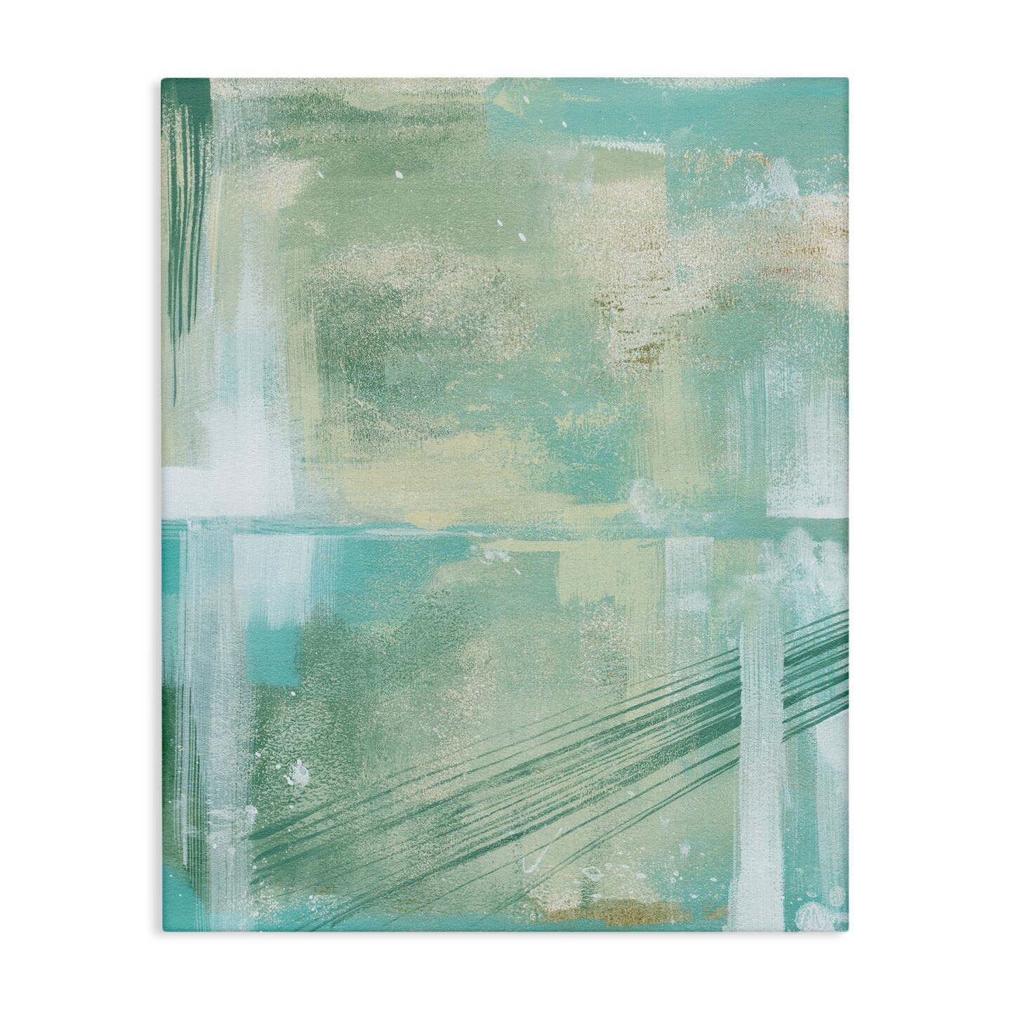 Stupell Industries Green Industrial Abstraction Canvas Wall Art Design by Grace Popp