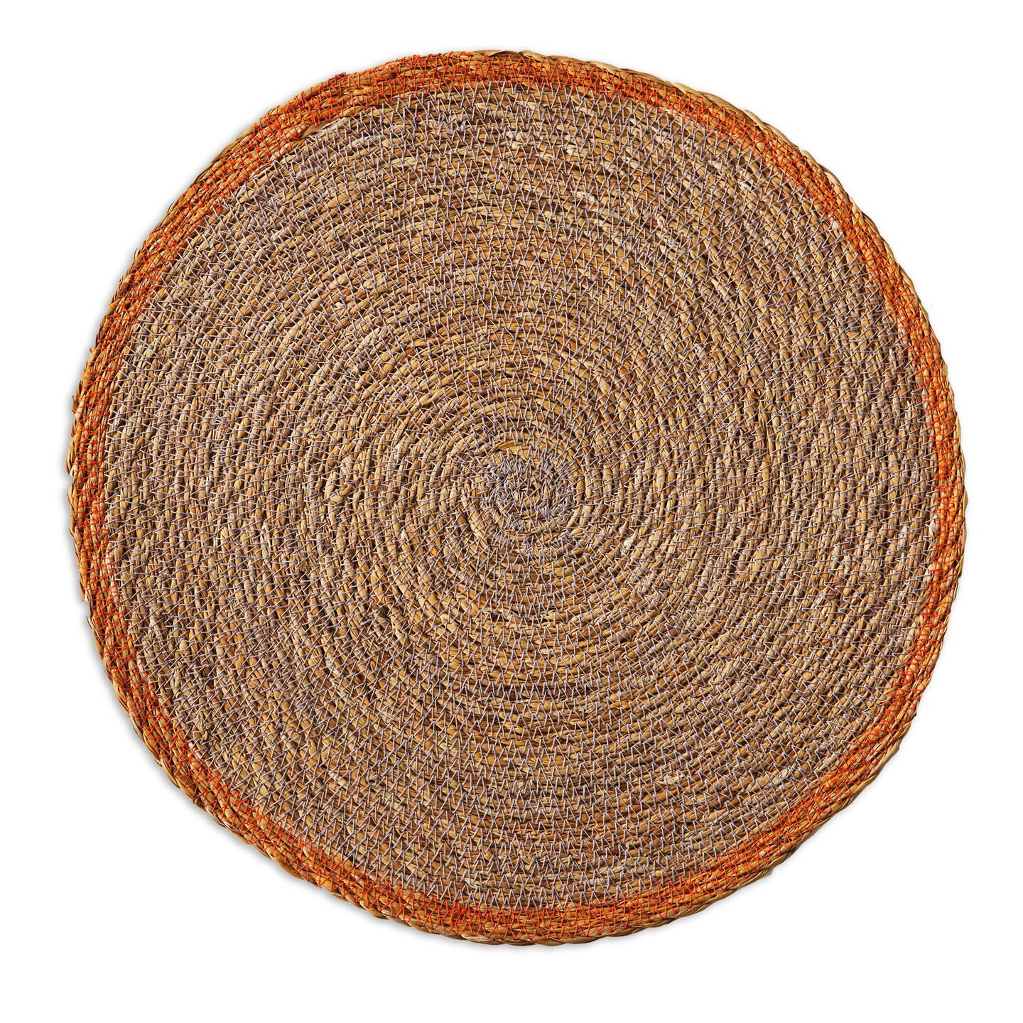 Overstitch Seagrass Placemat in Lavender Purple Wipe Clean Everyday Use 15x15 Inches