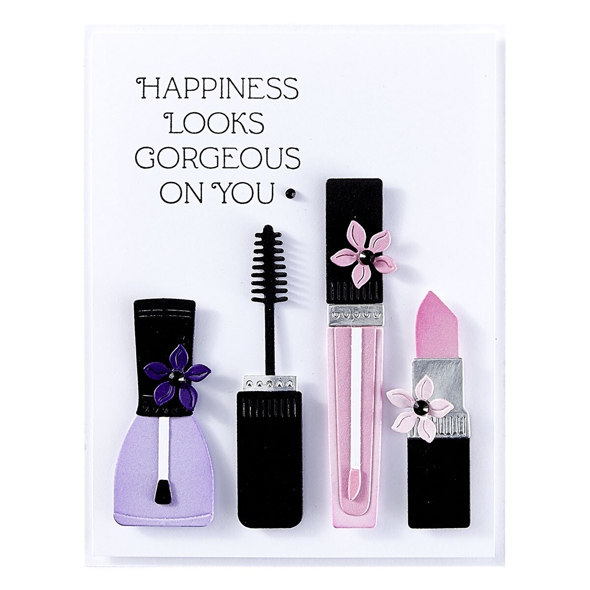 Spellbinders Etched Dies From he Gorgeous You Collection-Makeup