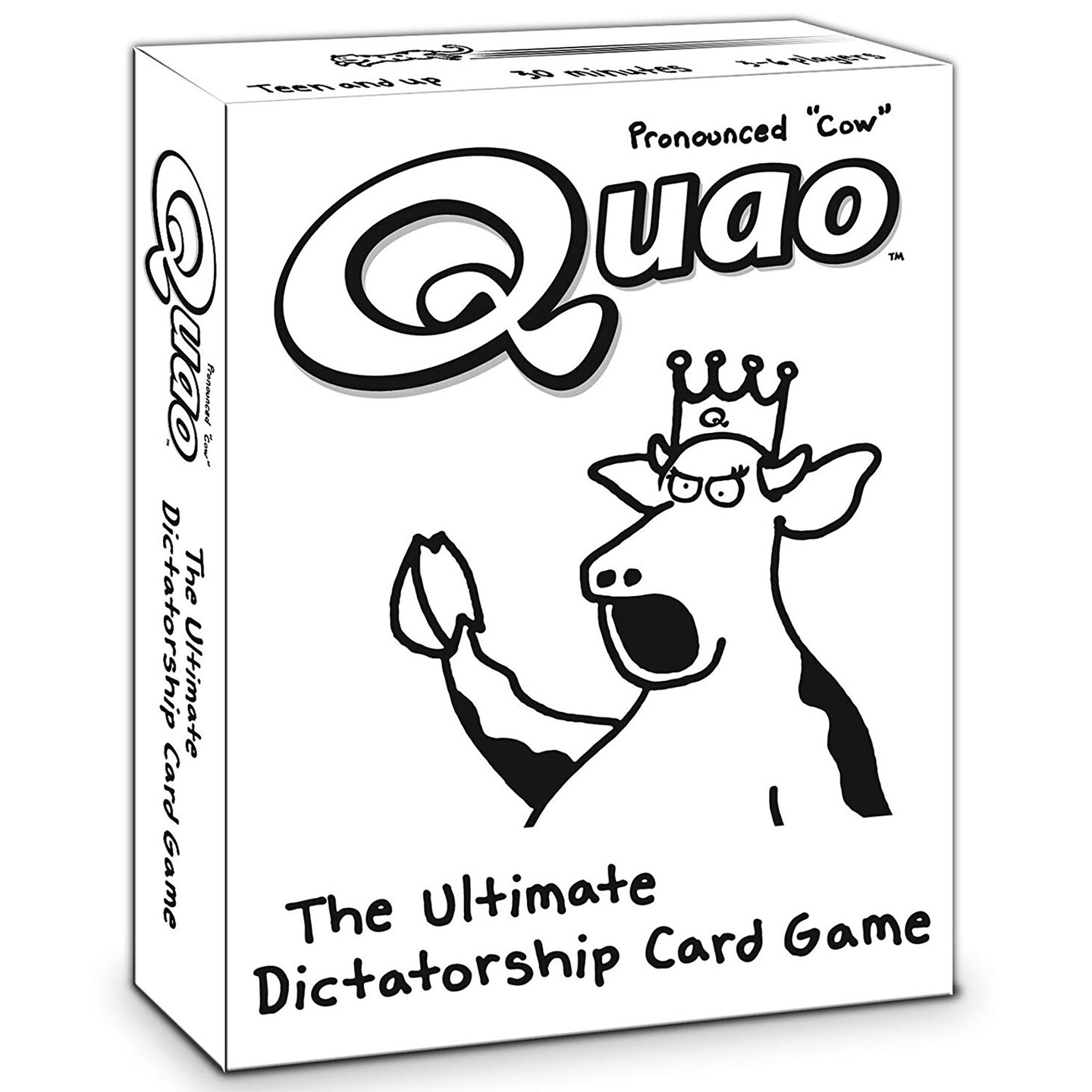 Quao card game, fun party game for social groups, teens, students and families!
