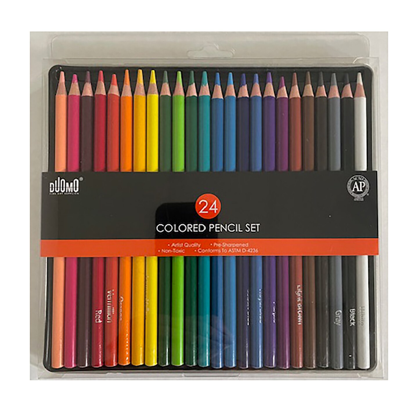Duomo Fine Arts: Premium Colored Pencil Set, 24 Pieces