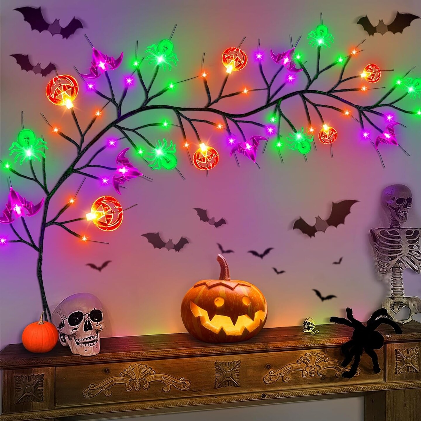 6 FT 54 LED Halloween Decor
