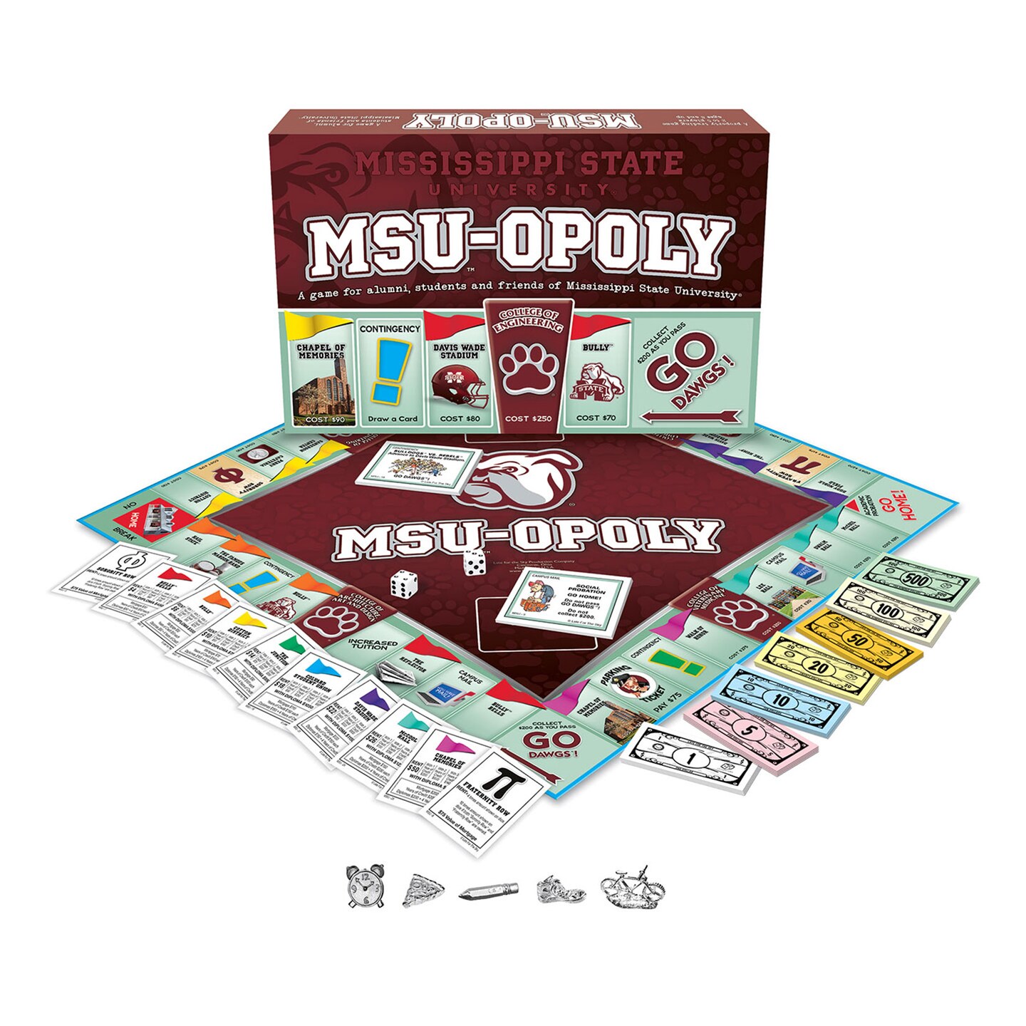 Late for the Sky: MSU-Opoly Mississippi State Monopoly Board Game