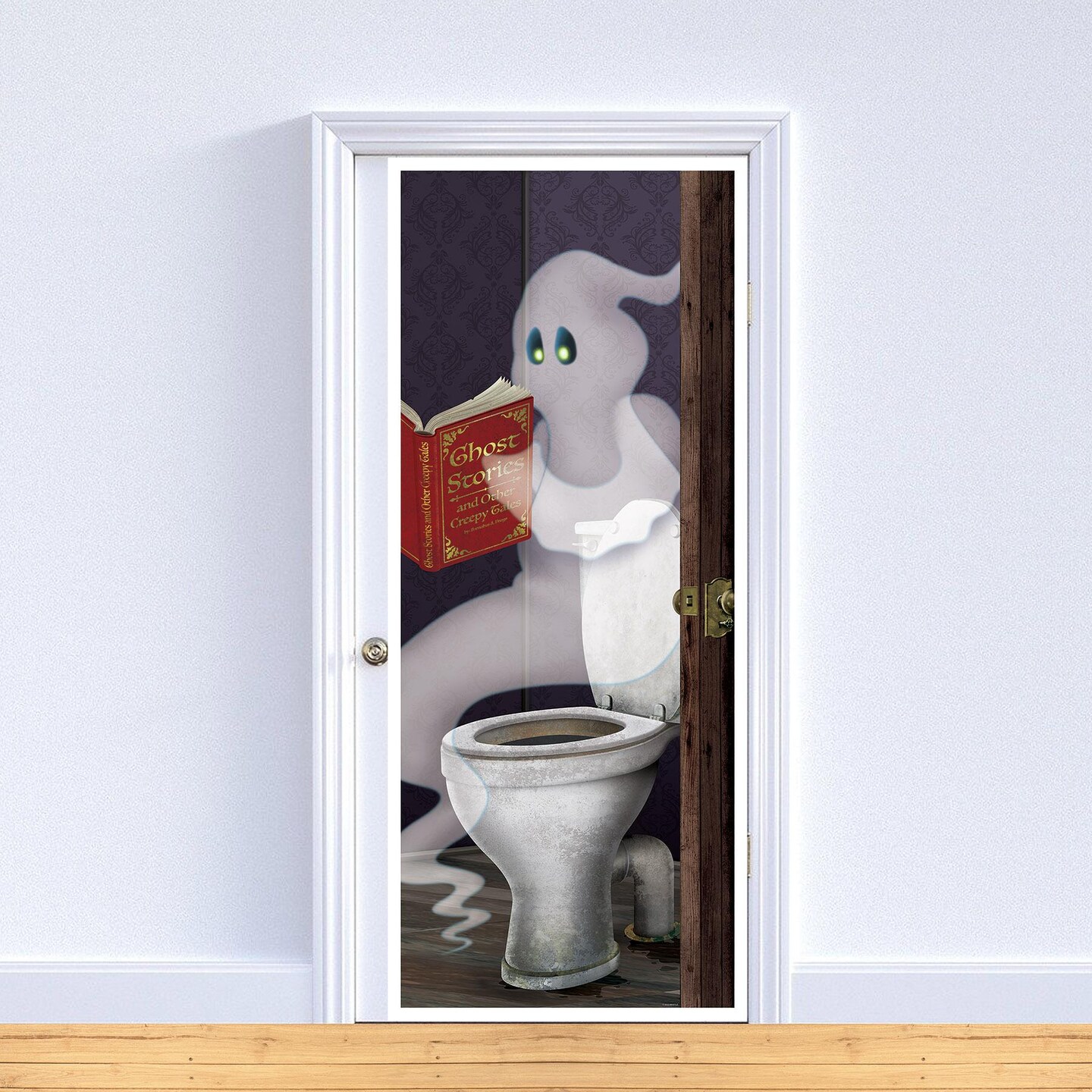 12 Pack Beistle Halloween Ghost Restroom Door Cover