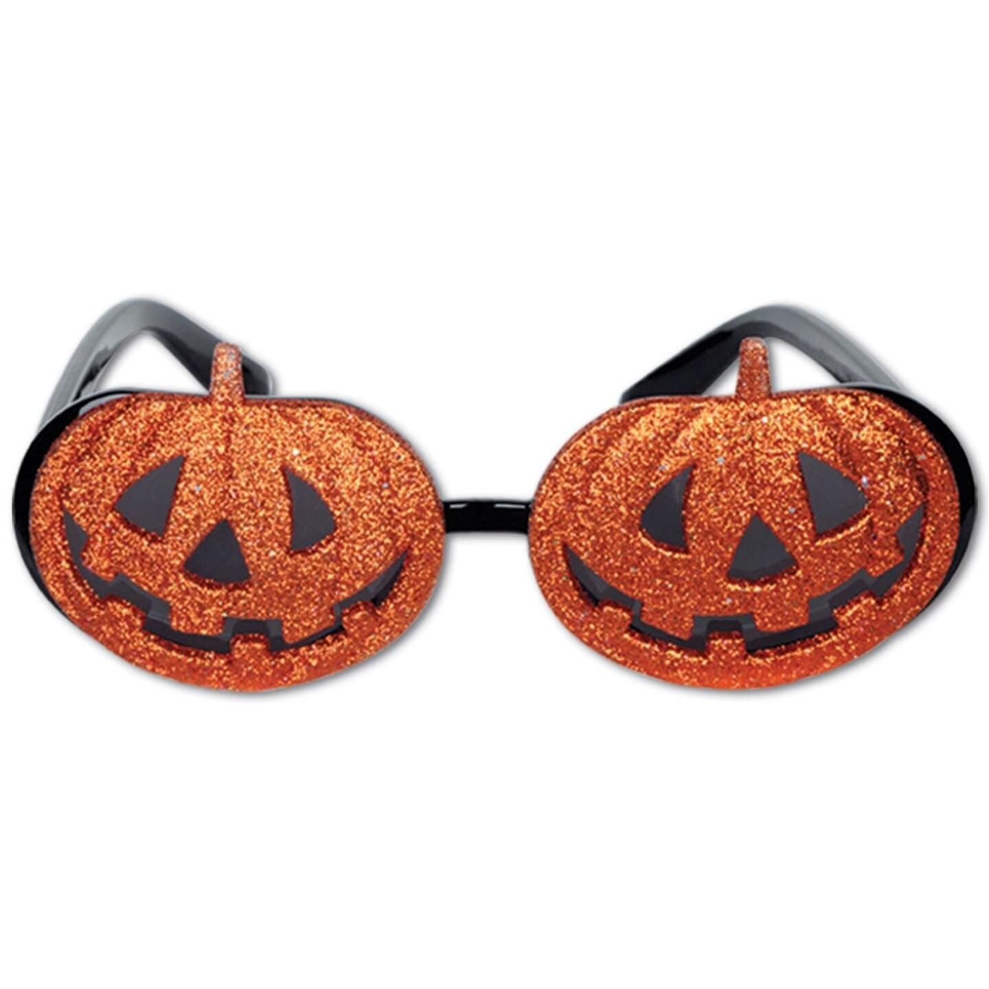 6 Pack Beistle Halloween Glittered Jack-O-Lantern Fanci-Frame Glasses