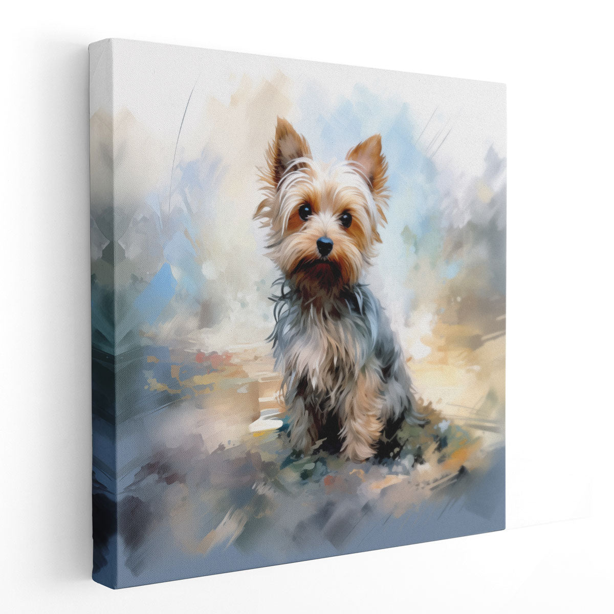 Little Yorkie sold - Original Painting - Acrylic on Canvas