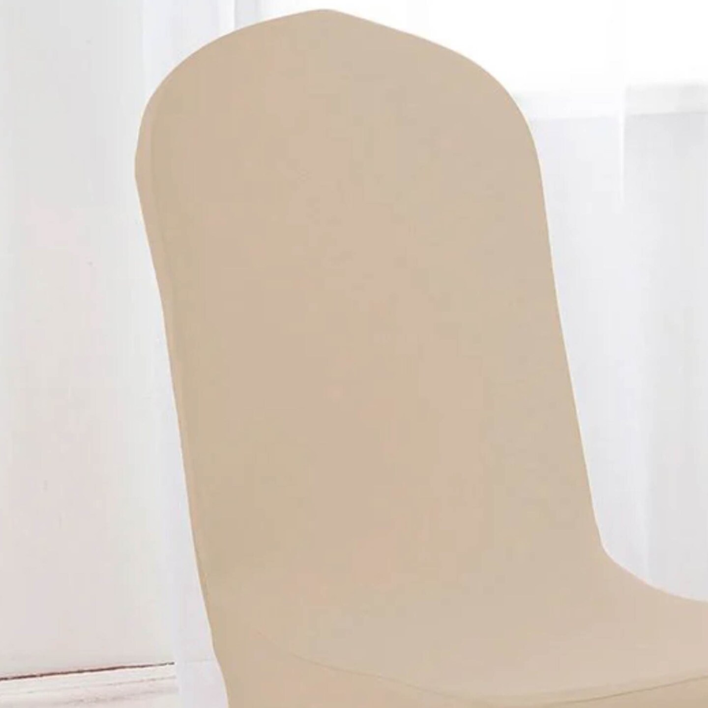 1 Piece Champagne Old Shade Spandex Banquet Chair Cover for Elegant Event Seating