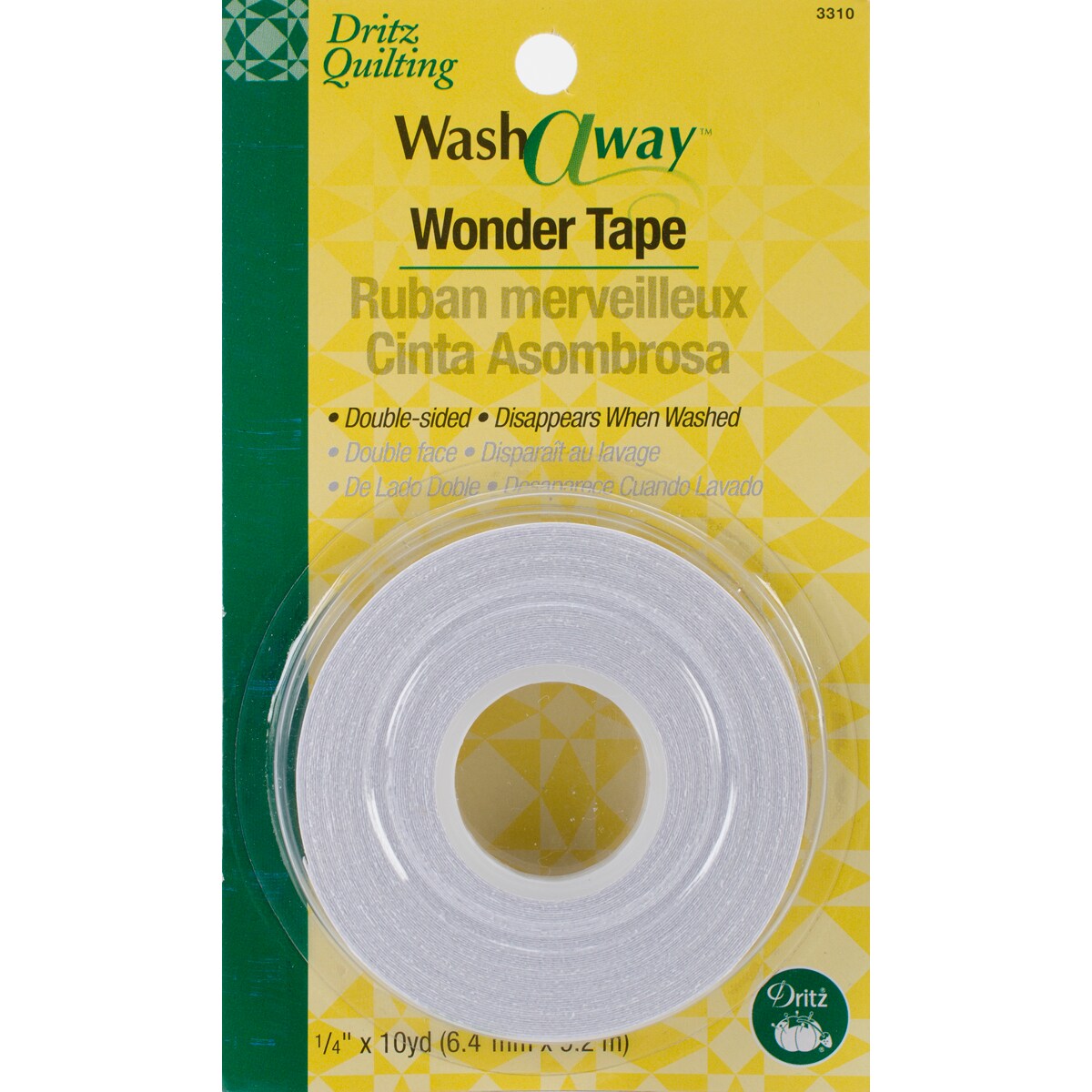 Dritz Quilting Washaway Wonder Tape 1/4&#x22;X10yd
