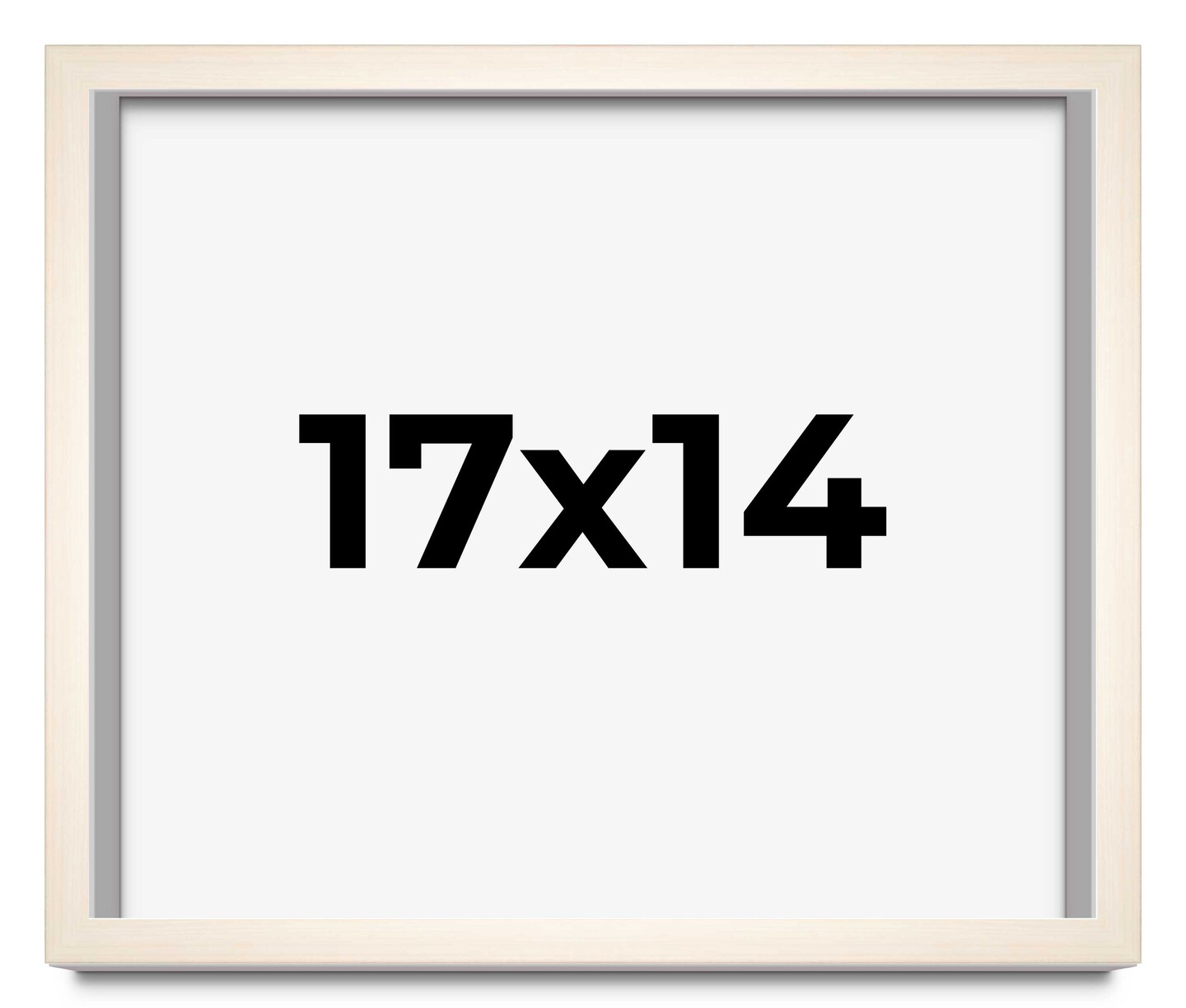 Minimalist White Picture Frame - UV Acrylic, Backing Board