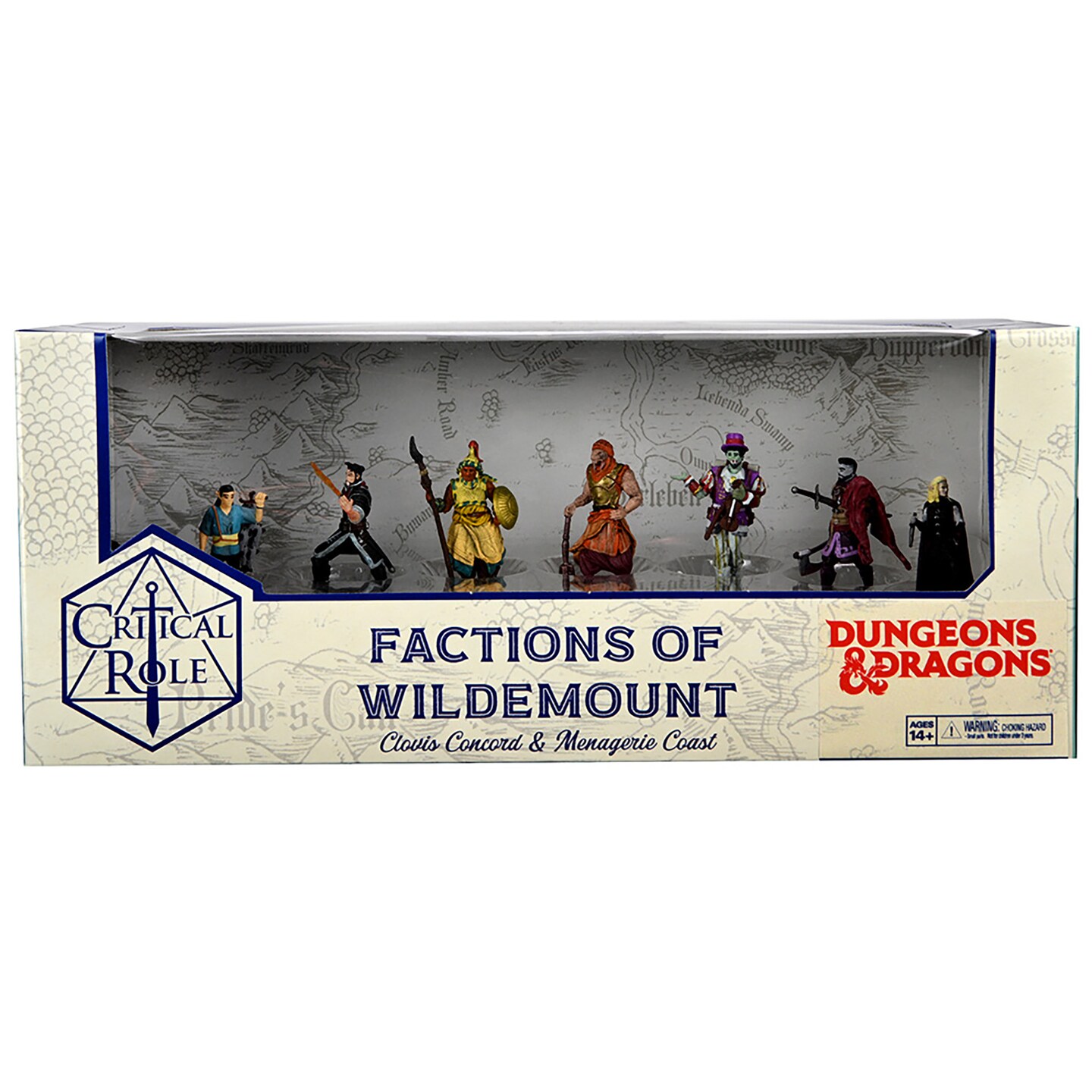 Critical Role: Factions of Wildemount - Clovis Concord &#x26; Menagerie Coast Box Set - 8 Miniature Set, Pre-painted, RPG