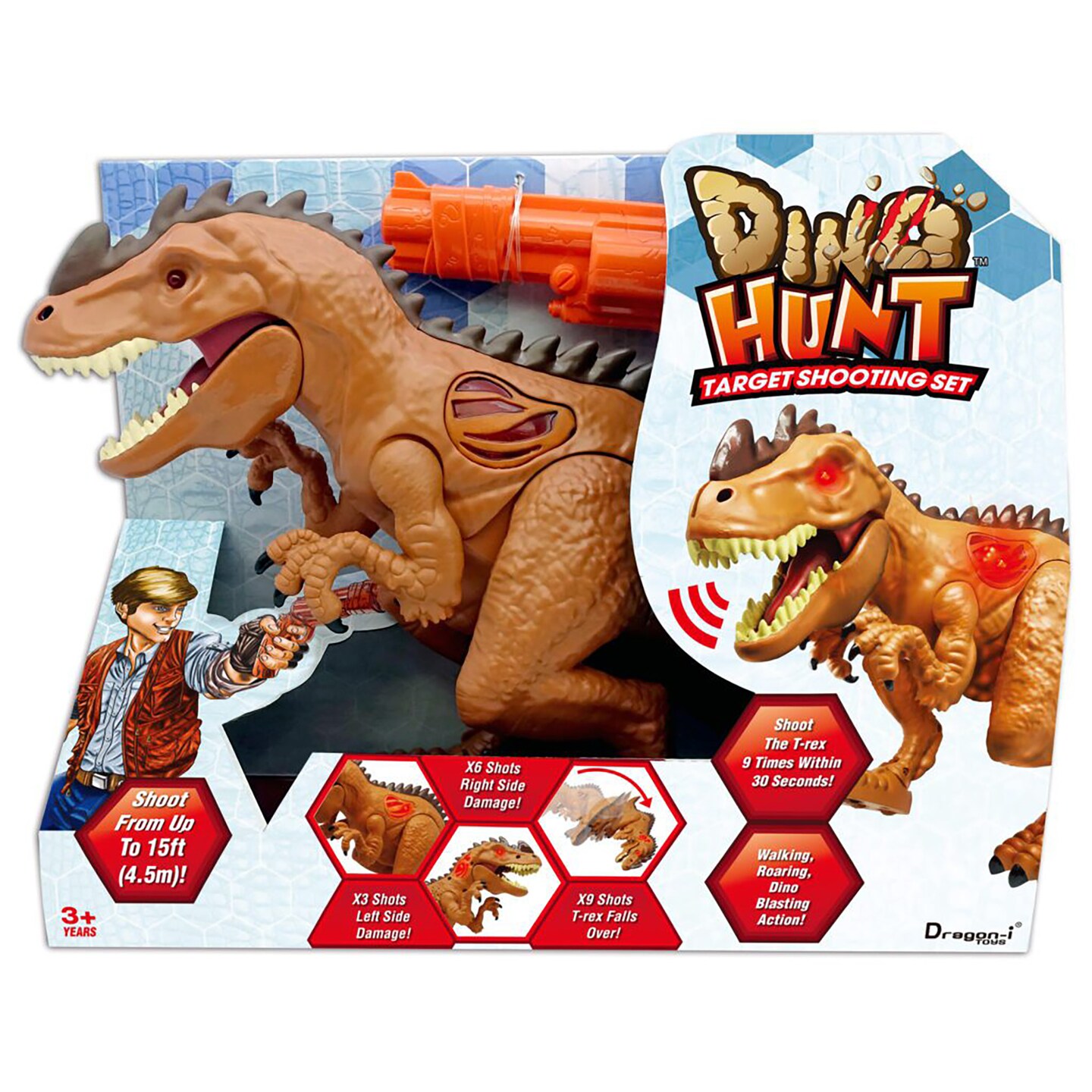 Dragon-i: Dino Hunt Target Blaster Set