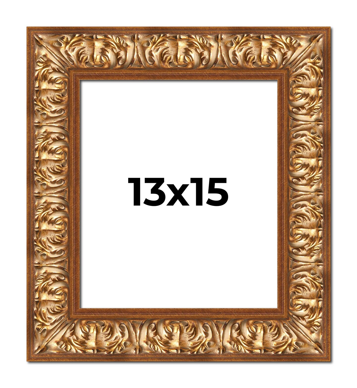 13x15 Modern Shadow Box 1&#x22; Depth Picture Frame with UV-Resistant Acrylic &#x26; Acid Free Backing, Available in 4 Finishes - Black, Brown, Gold, White