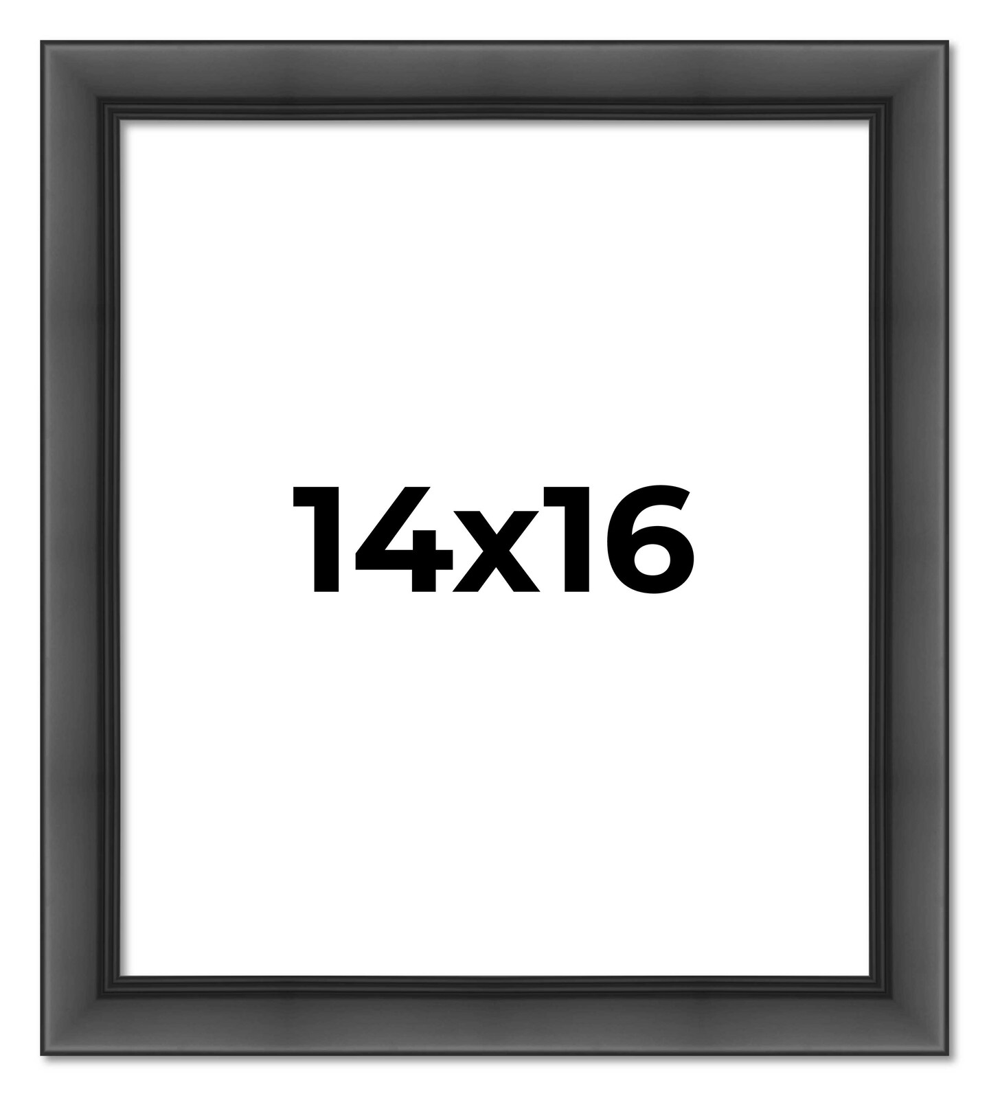 Refined Black Picture Frame - UV Acrylic, Foam Board Backing