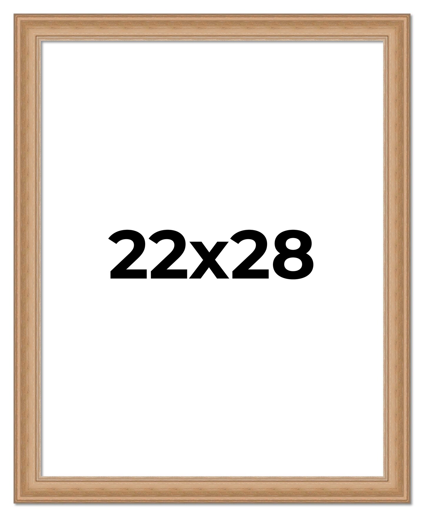 Weathered Yellow Picture Frame - UV Acrylic, Foam Board Backing, Hanging Hardware