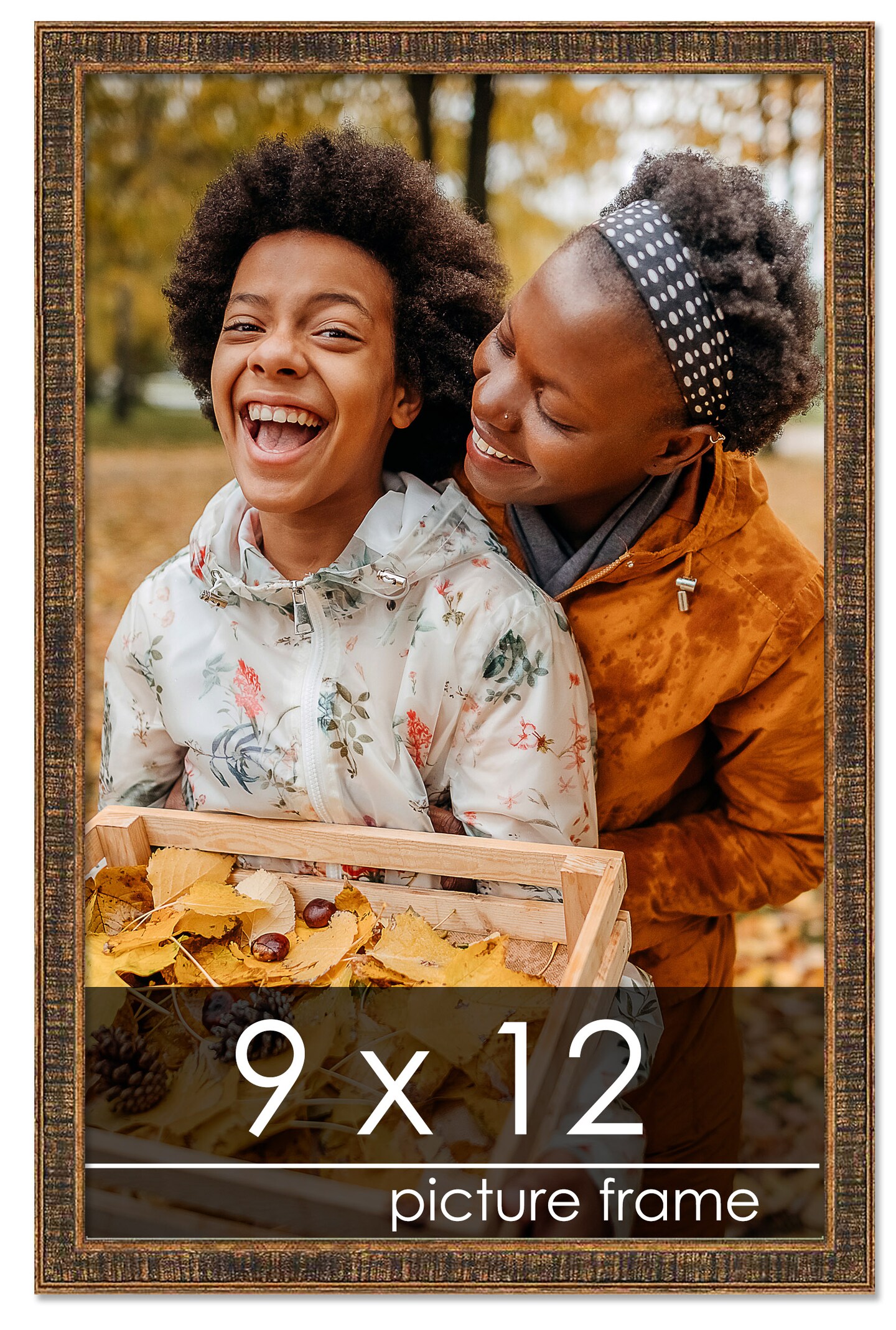 9x12 Textured Picture Frame with UV-Resistant Acrylic & Acid Free