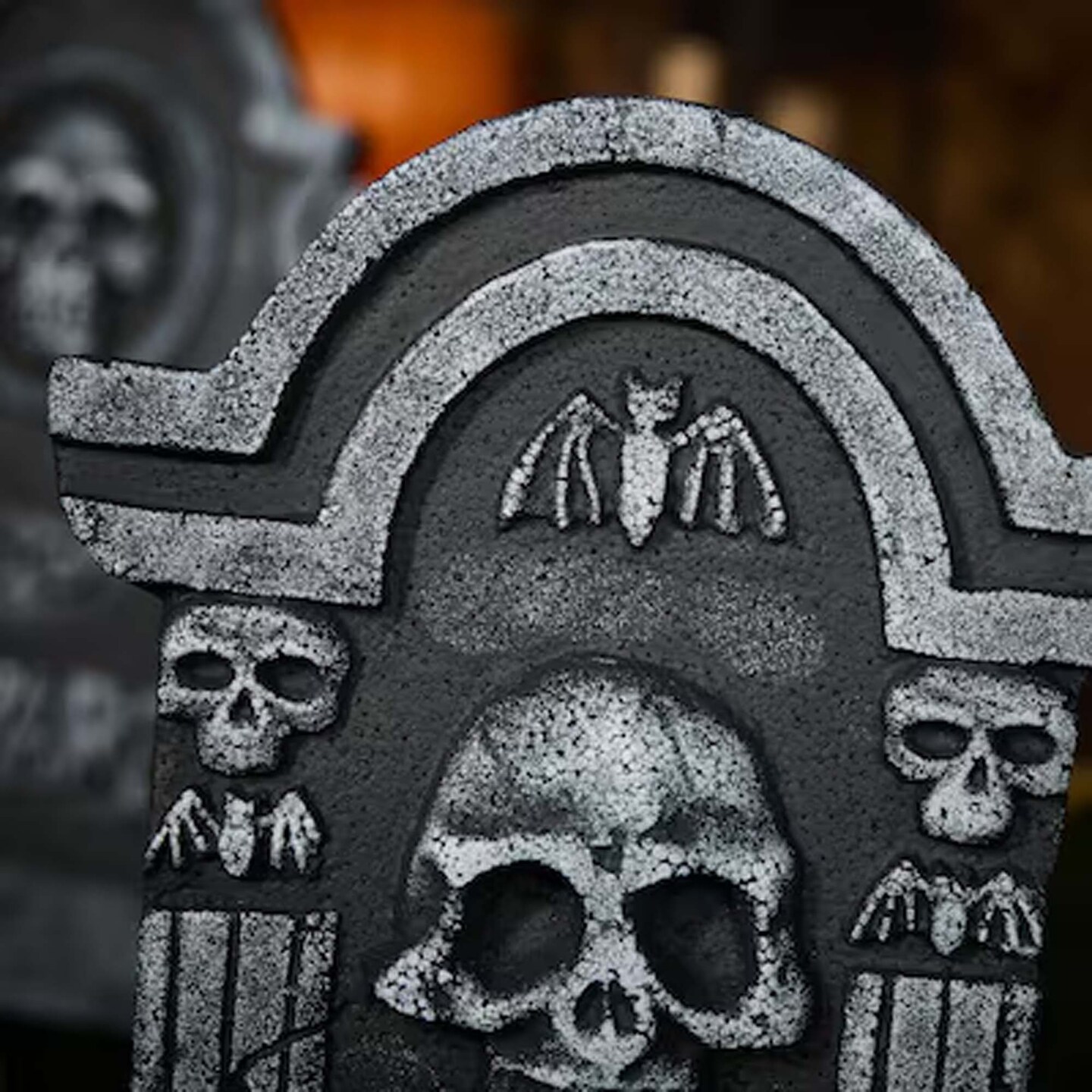 1.5 FT Haunted Beware RIP Yard Tombstones for Halloween