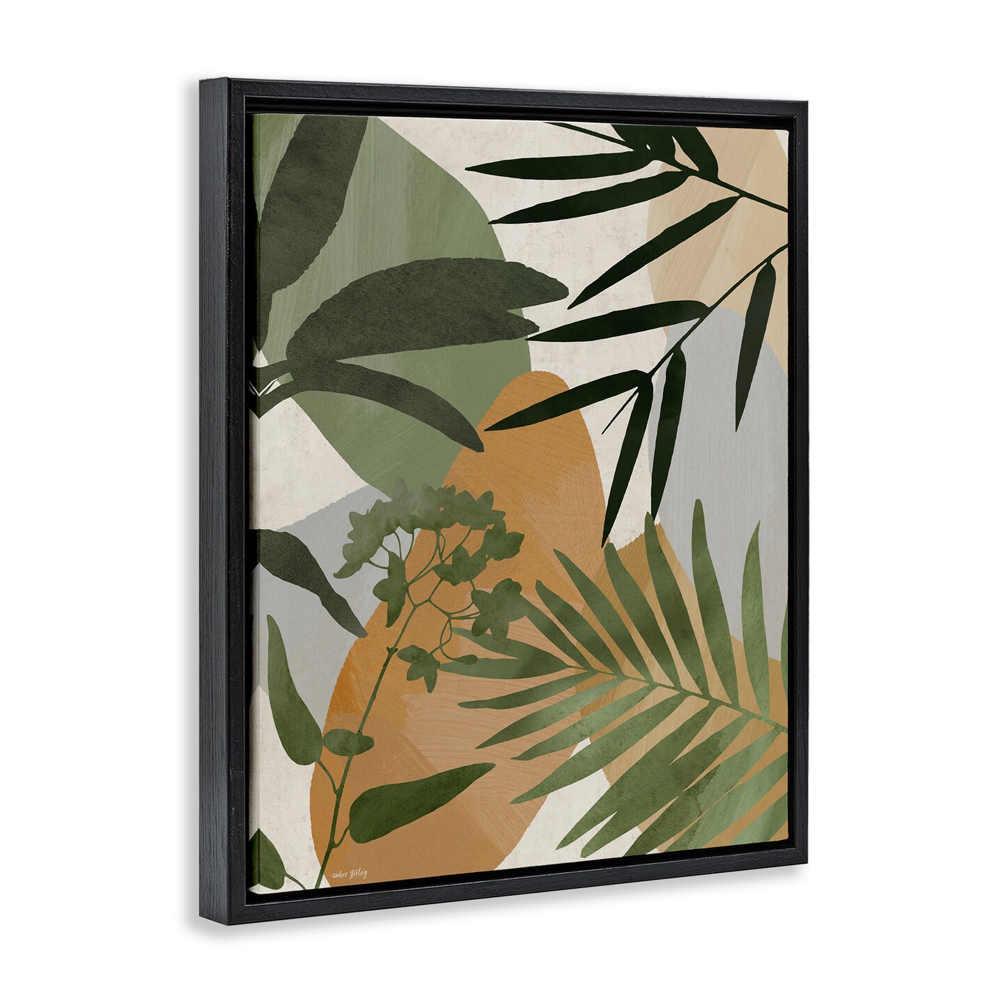 Stupell Industries Rustic Earth Tone Botanicals Floating Frame, design by Amber Sterling