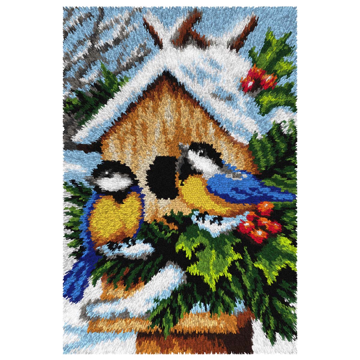 Orchidea Winter Birds Latch Hook Kit