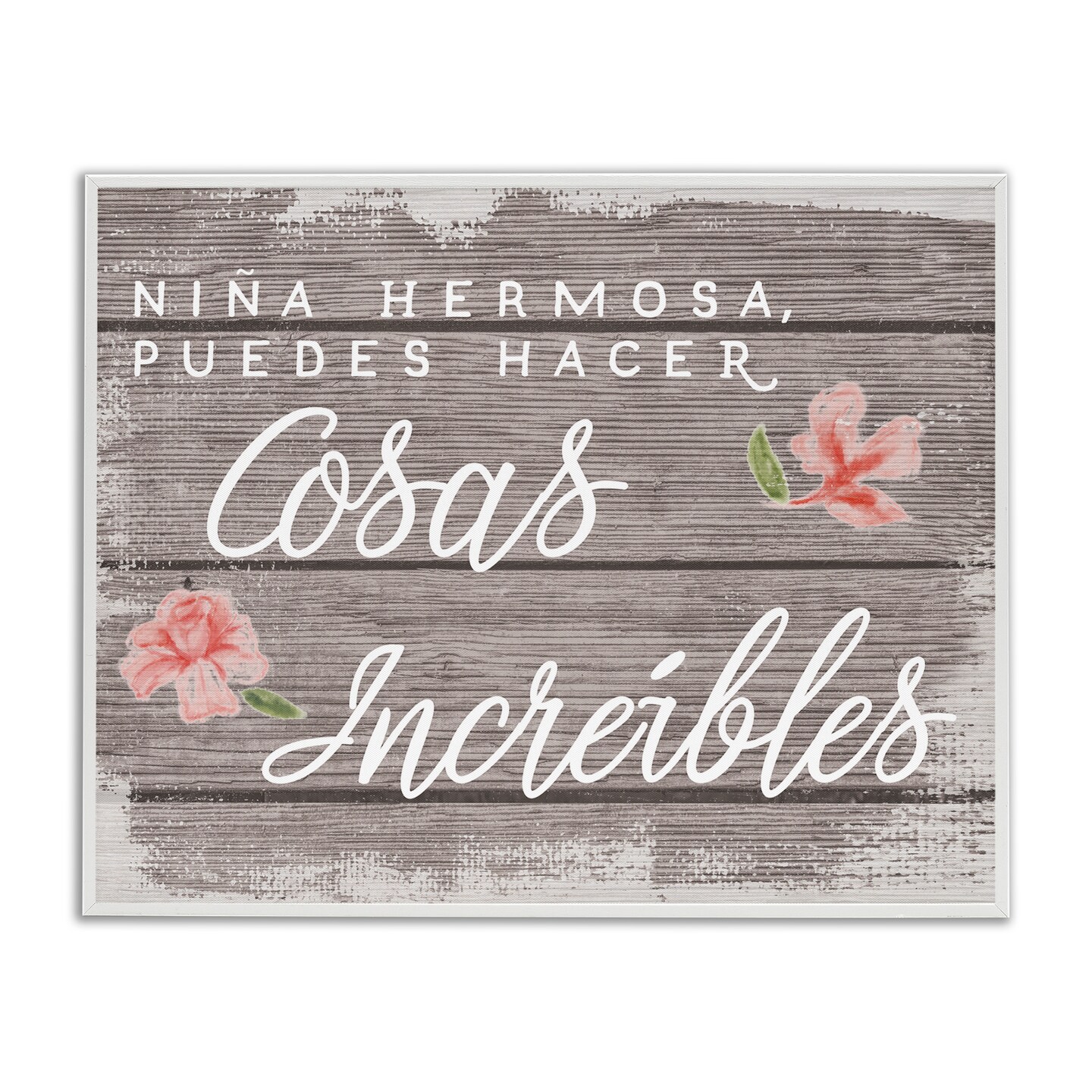 Stupell Industries Niña Hacer Cosas Increíbles Framed Giclee Art