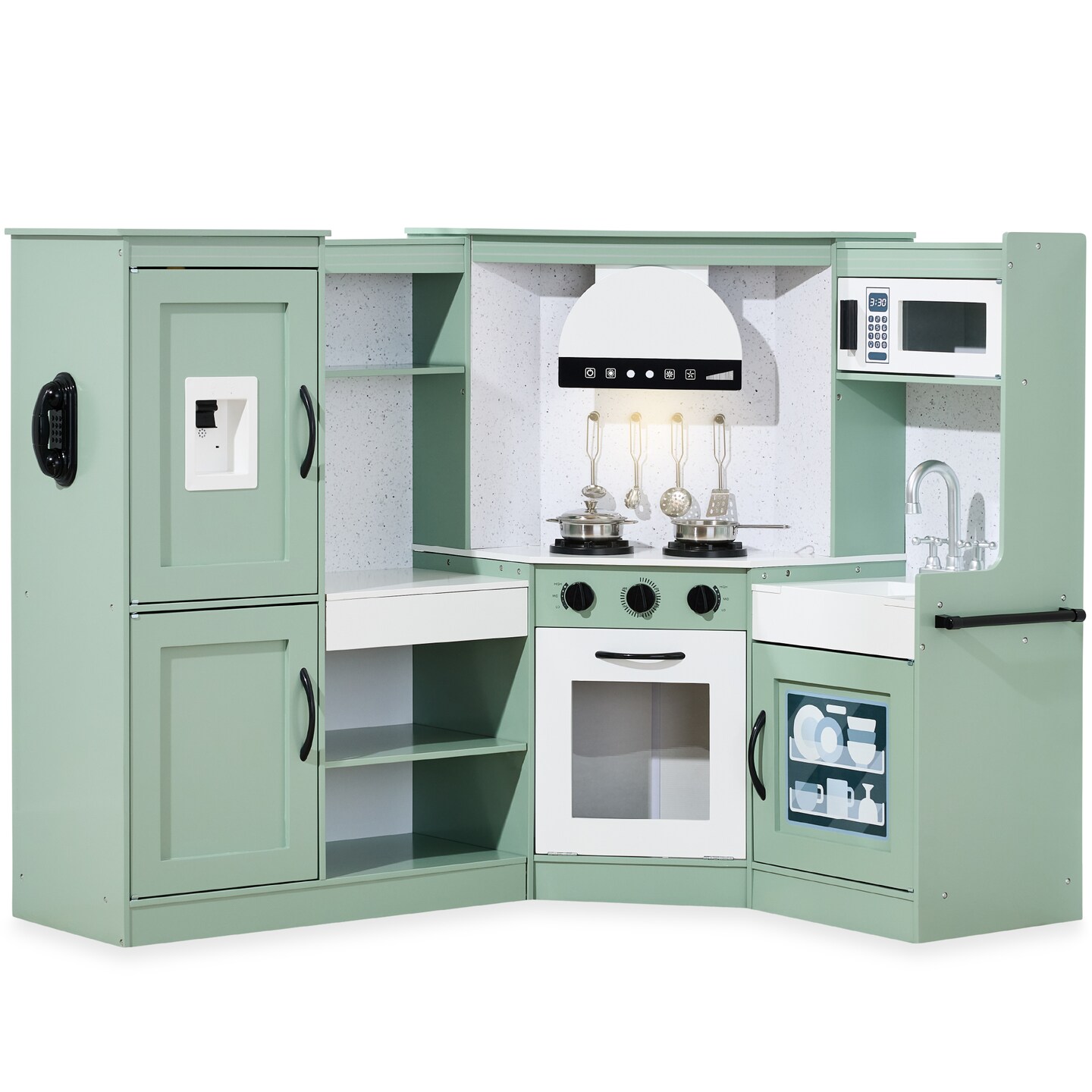 Best Choice Products Pretend Play Corner Kitchen, Ultimate Wooden