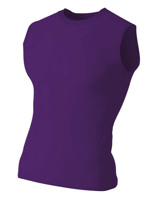A4&#xAE; Youth Sleeveless Compression Muscle T-Shirt