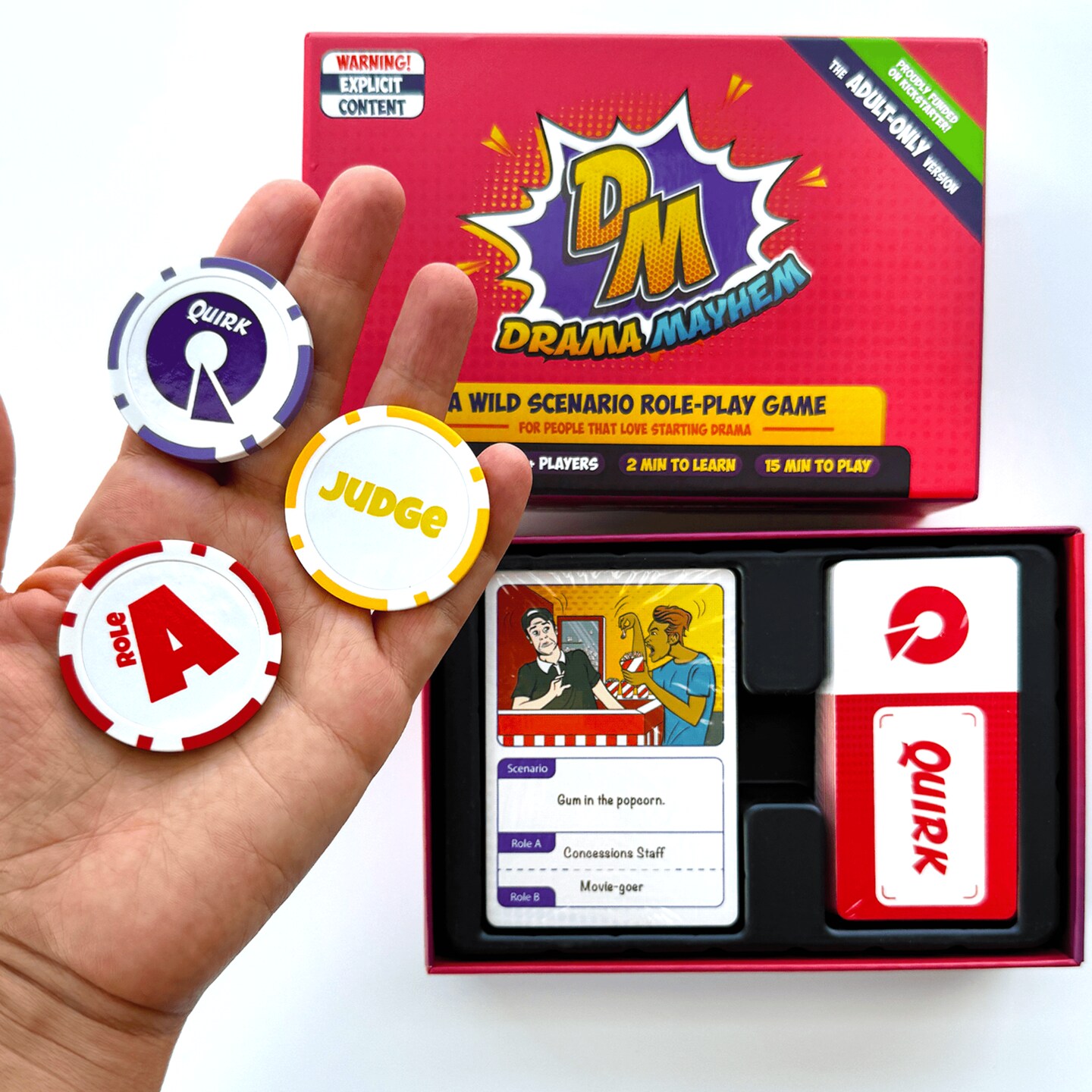 Drama Mayhem Funny Adult Card Game for Charades