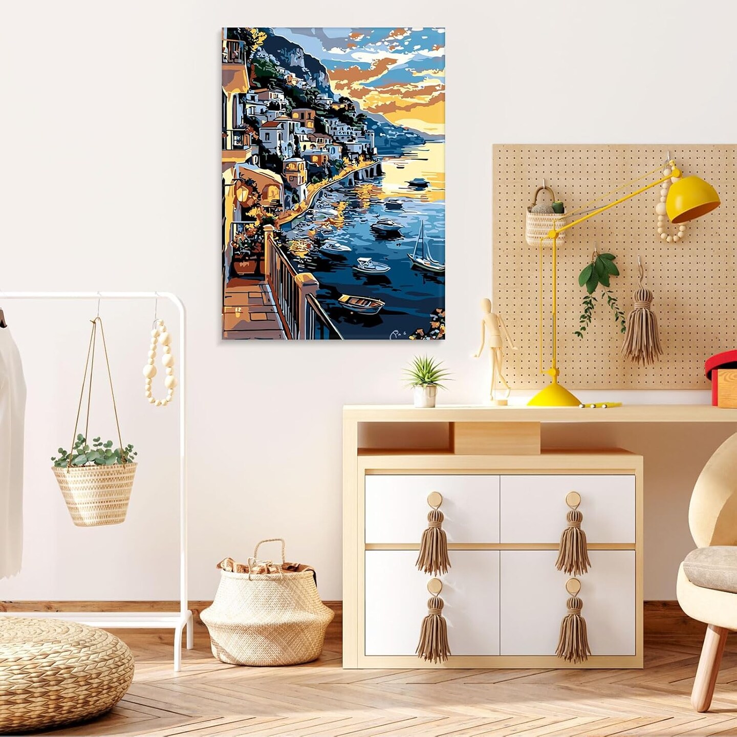 Paint by Number Kit for Adults Beginners Framed