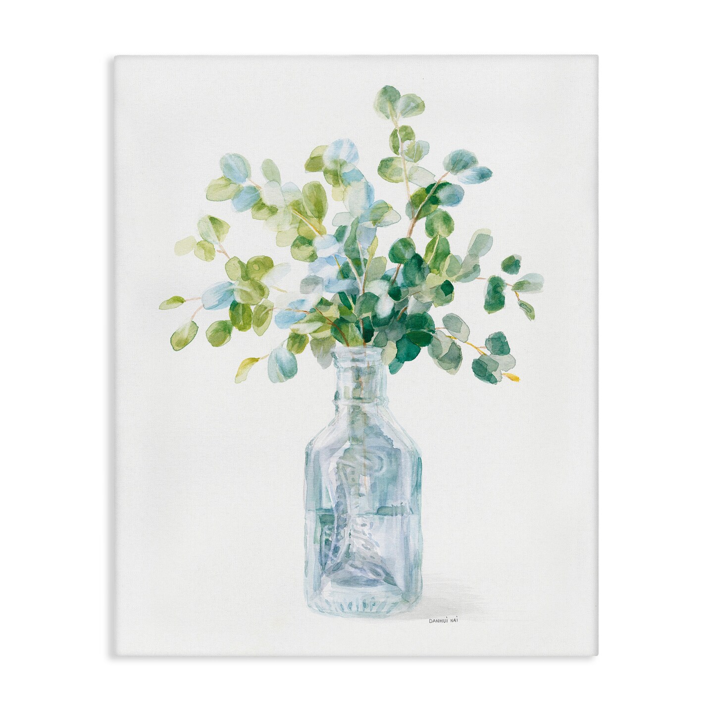 Stupell Industries Flower Jar Still Life Painting Canvas Wall Art