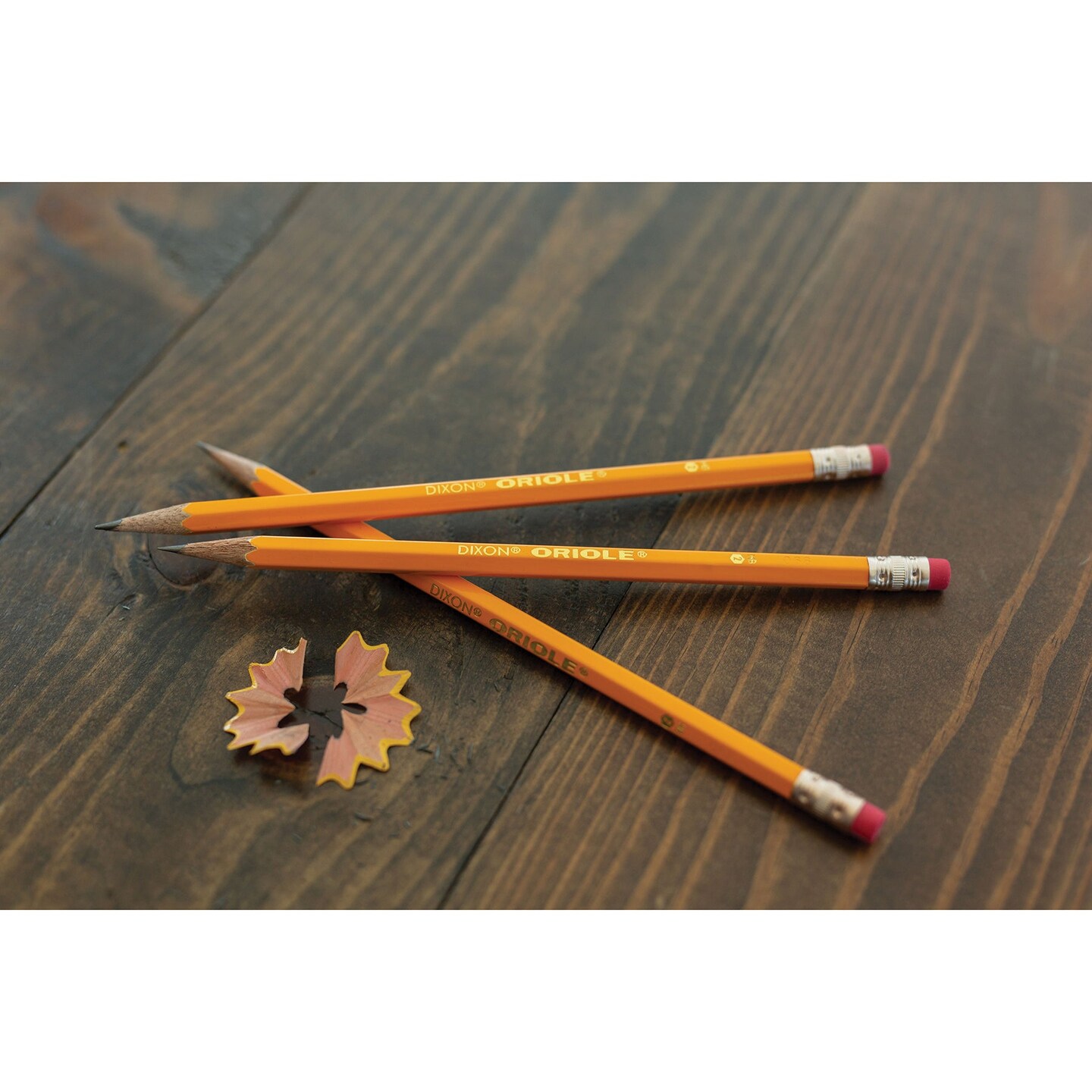 Pencils, No. 2.5 Medium Yellow, Unsharpened, Box of 12