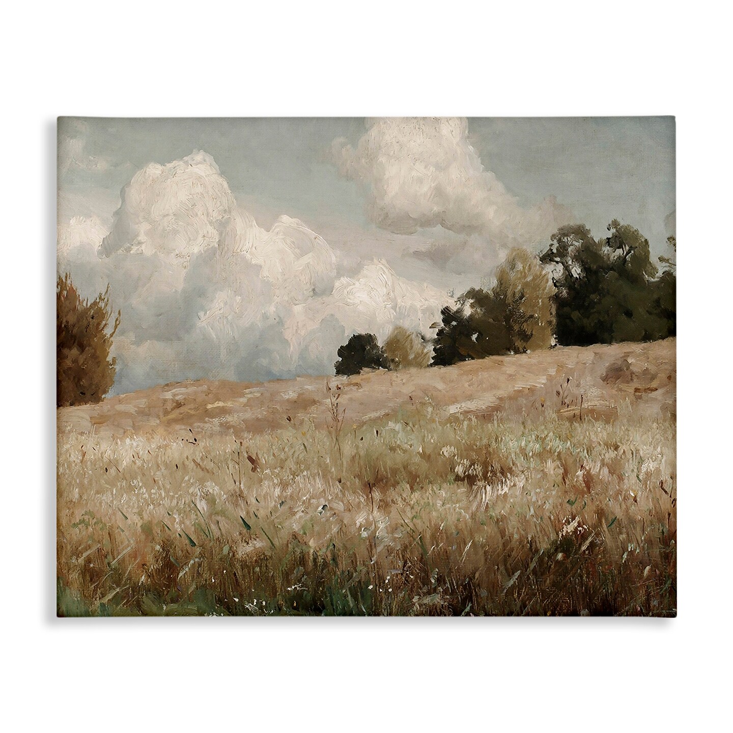 Stupell Industries Classic Nature Field Landscape Canvas Wall Art