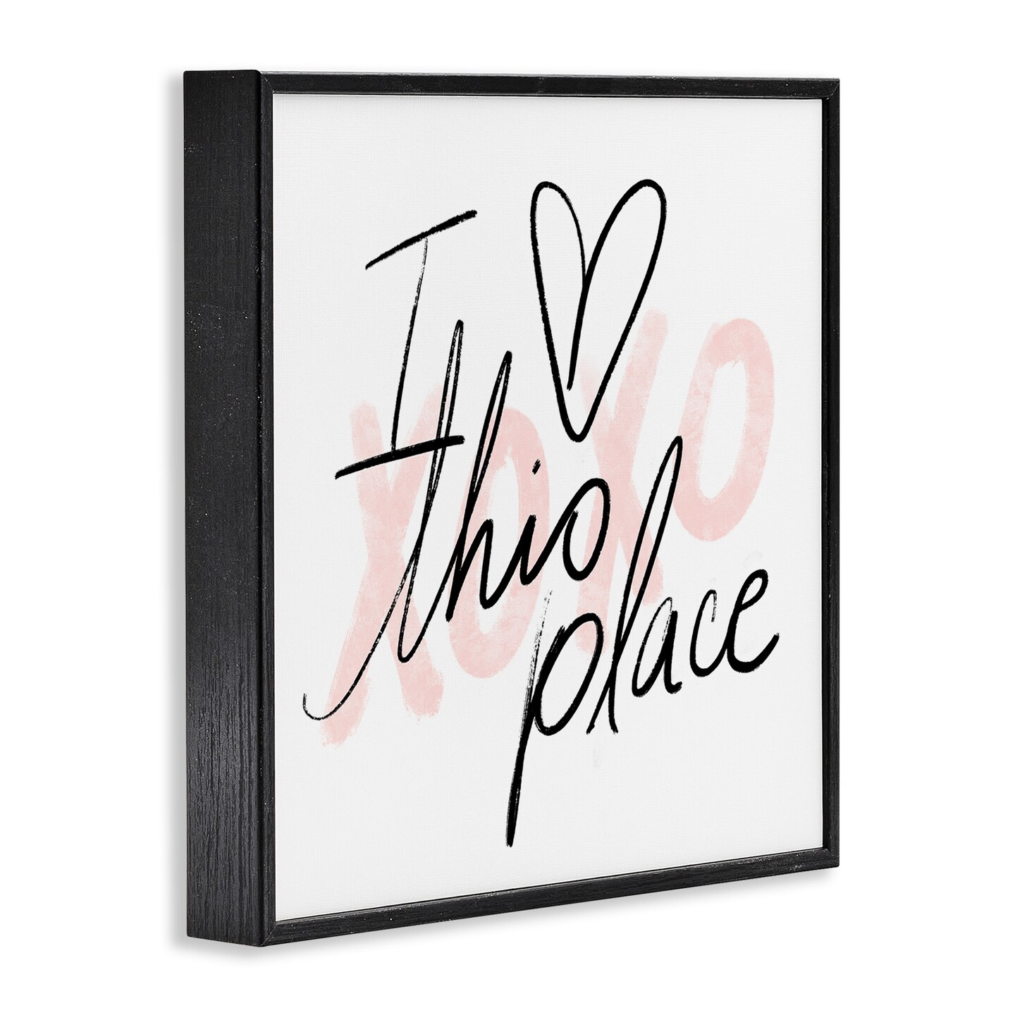 Stupell Industries Love This Place Xoxo Framed Giclee Art