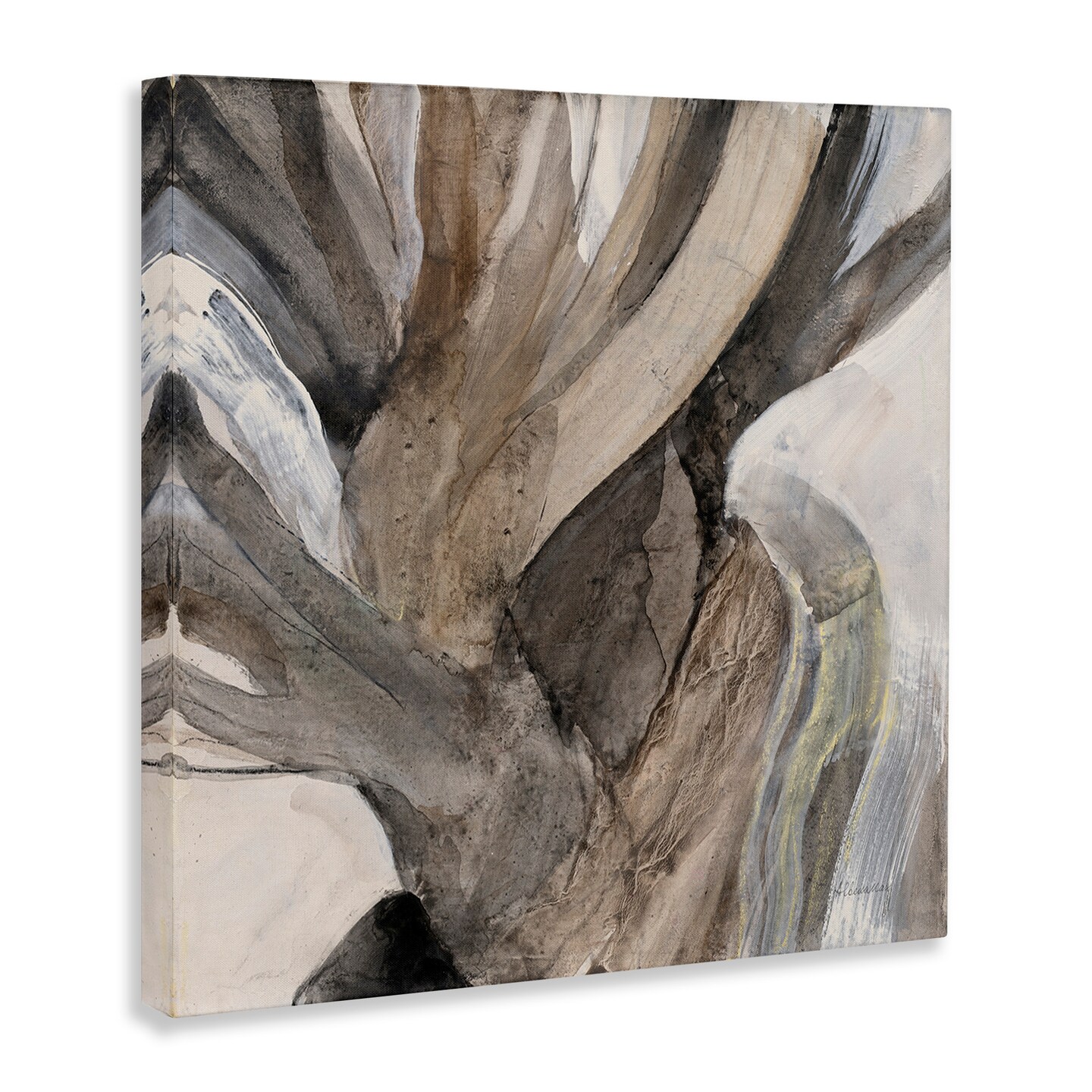 Stupell Industries Twisted Driftwood Abstraction Canvas Wall Art