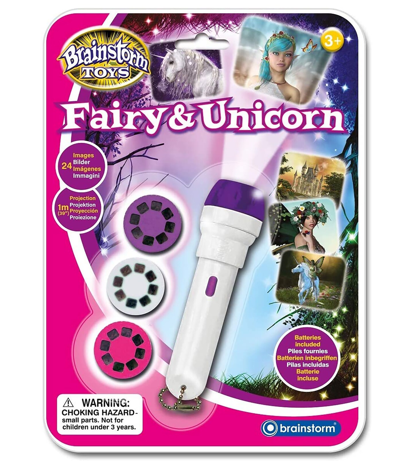 Brainstorm Toys Fairy and Unicorn Flashlight and Projector