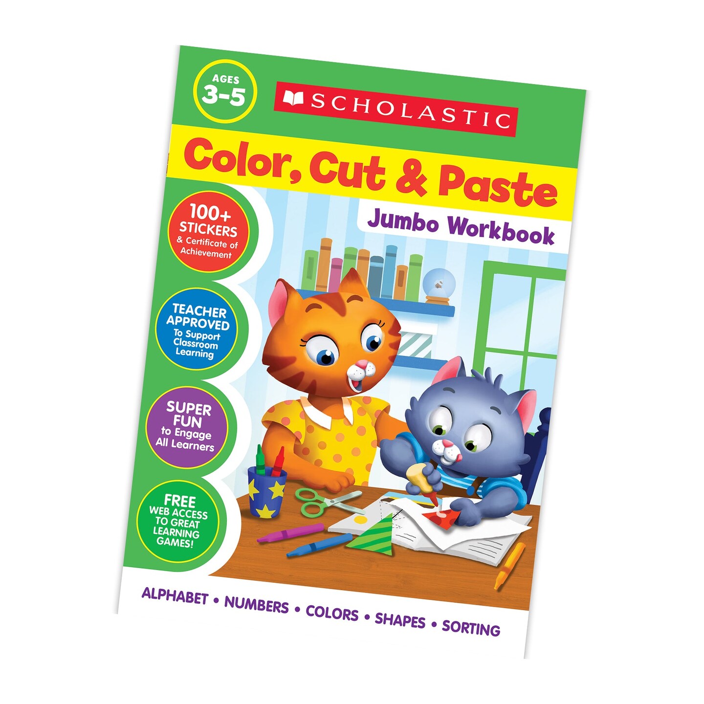 Color Cut &#x26; Paste Jumbo Workbook