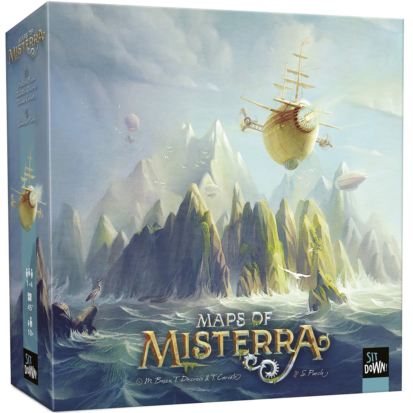 Maps of Misterra Strategy &#x26; Tile Placement Game, Ages 10+