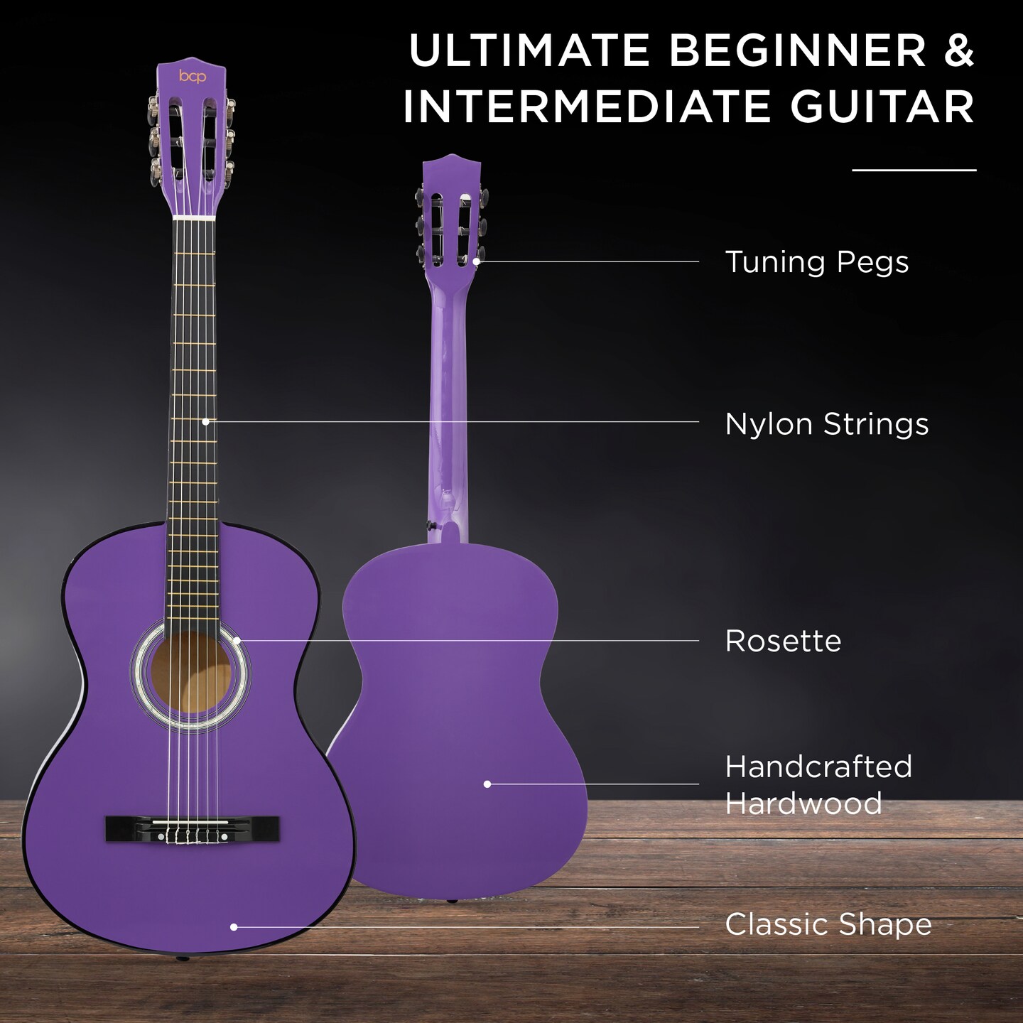 Best Choice Products 38in Beginner Acoustic Guitar Starter Kit w/ Gig Bag, Strap, Strings