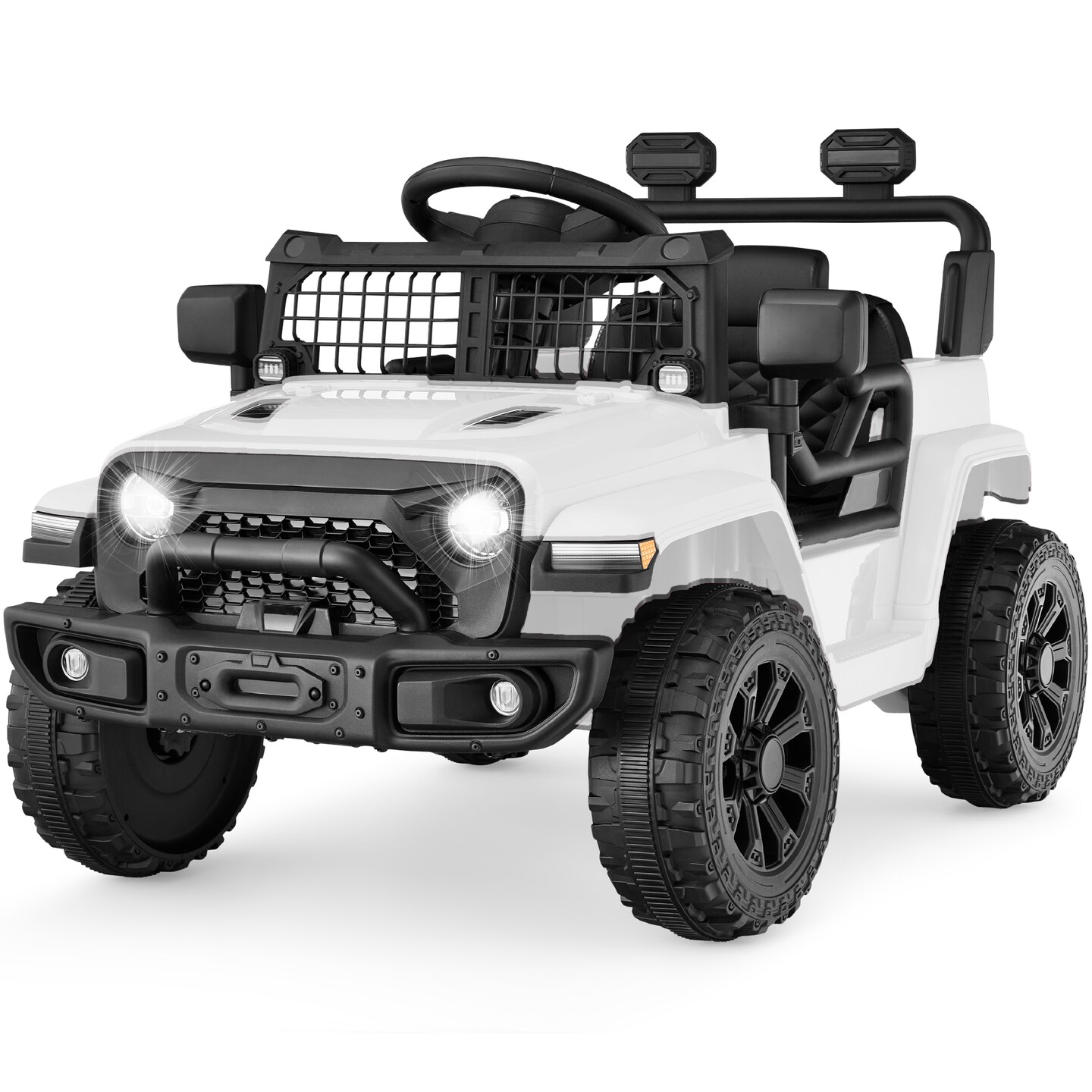 Best Choice Products 6V Kids Ride On Truck Car w Parent Remote Control 4 Wheel Suspension LED Lights Michaels