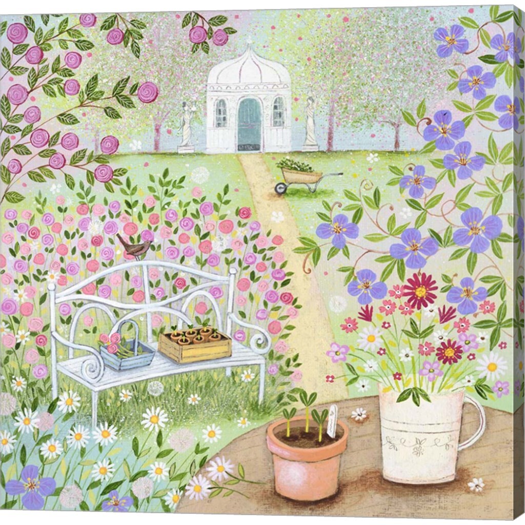 Summer House by Lucy Grossmith 24&#x22; x 24&#x22; Canvas Wall Art