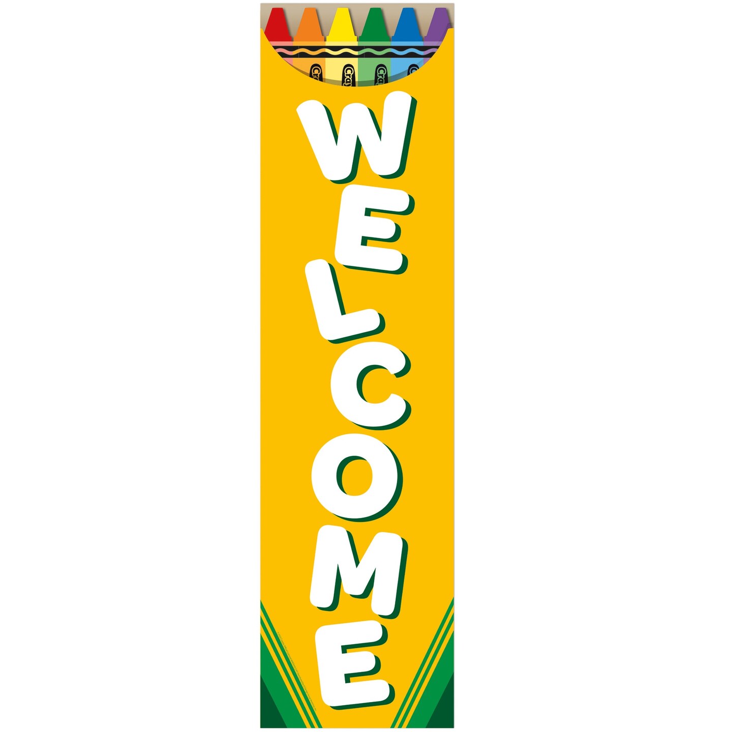 Crayola&#xAE; Welcome Vertical Banner