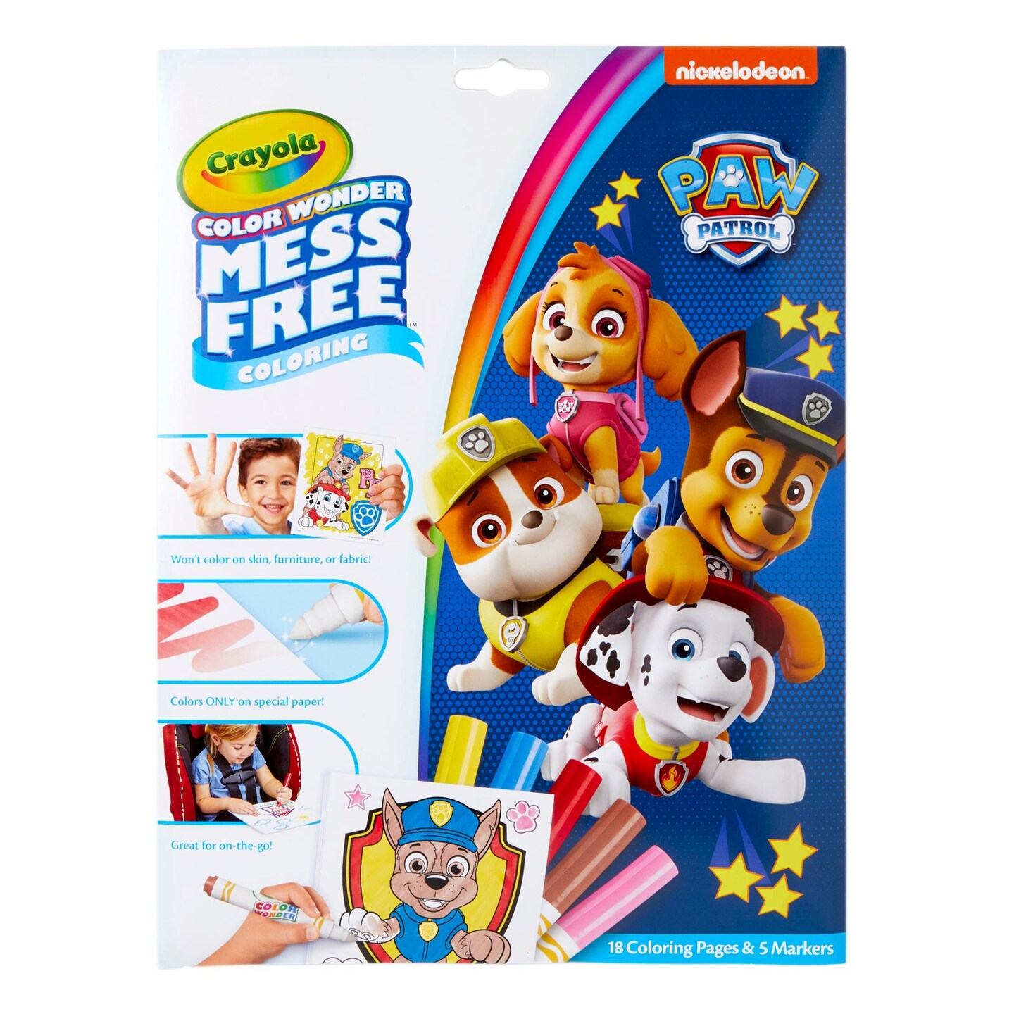 Color Wonder Mess Free Coloring Pad &#x26; Markers, Paw Patrol