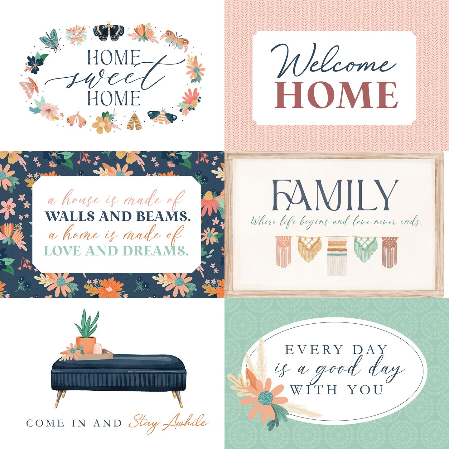 At Home Double-Sided Cardstock 12&#x22;X12&#x22;