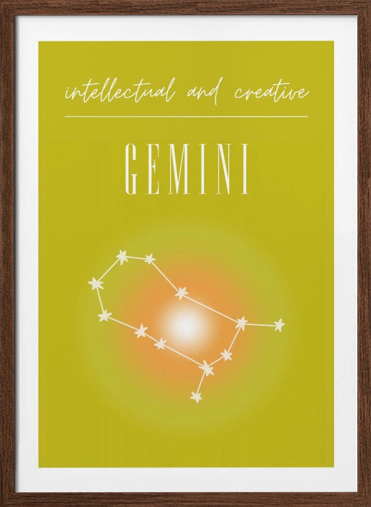 Gemini Zodiac Print Art Framed Art Modern Wall Decor Michaels